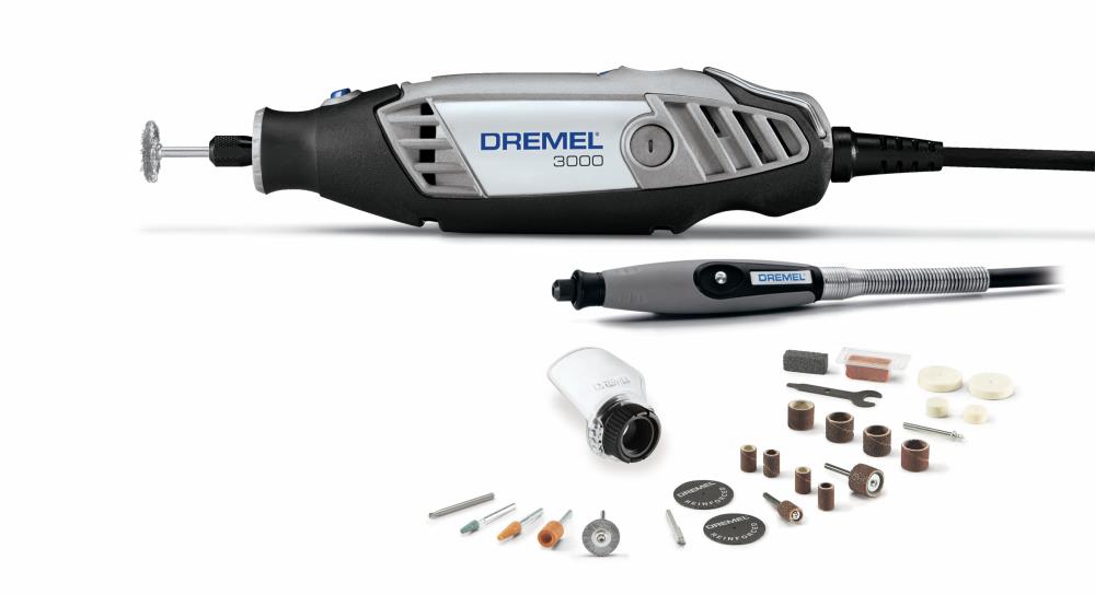 Dremel 3000 28-Piece Variable Speed Corded 1.2-Amp Multipurpose Rotary Tool with Case the Rotary Tools department at Lowes.com