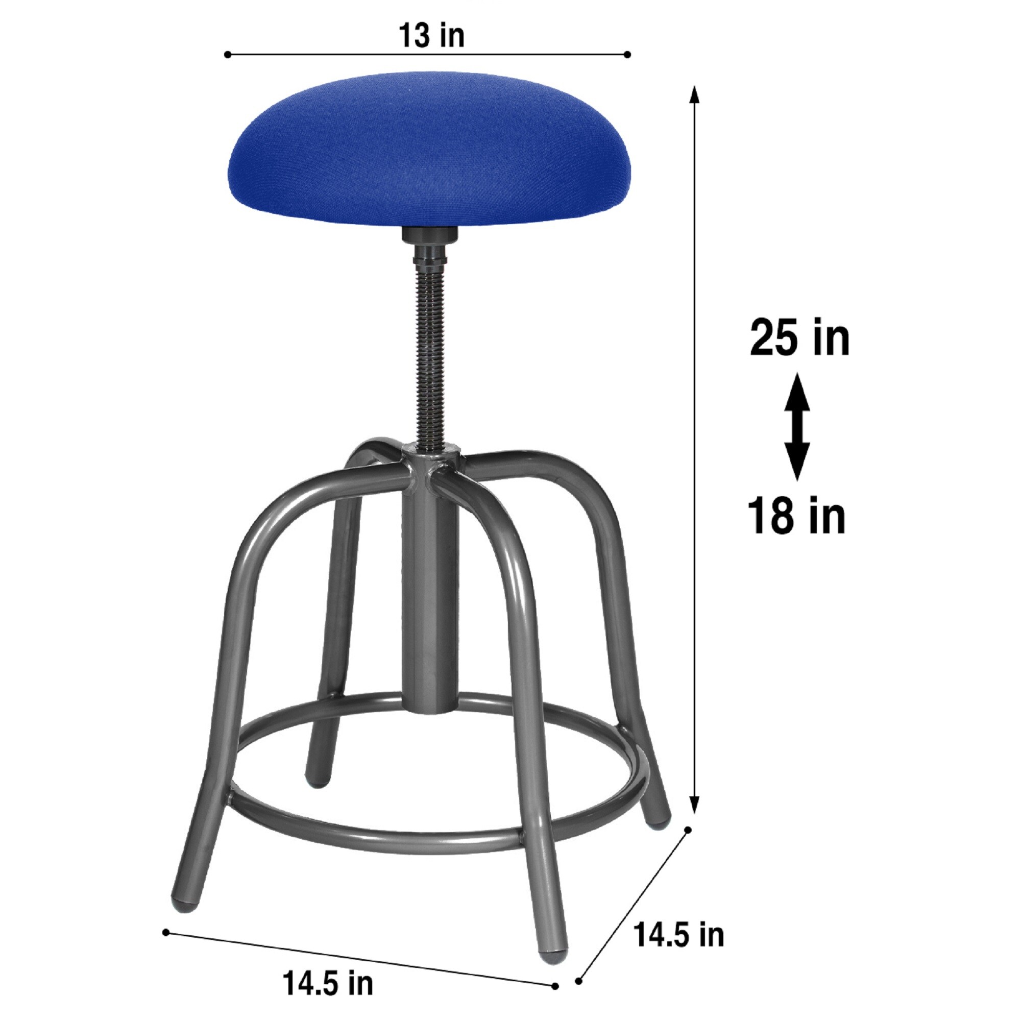 Hampden Furnishings HMD6800GY-SDB Creepers-Workseats - View #6