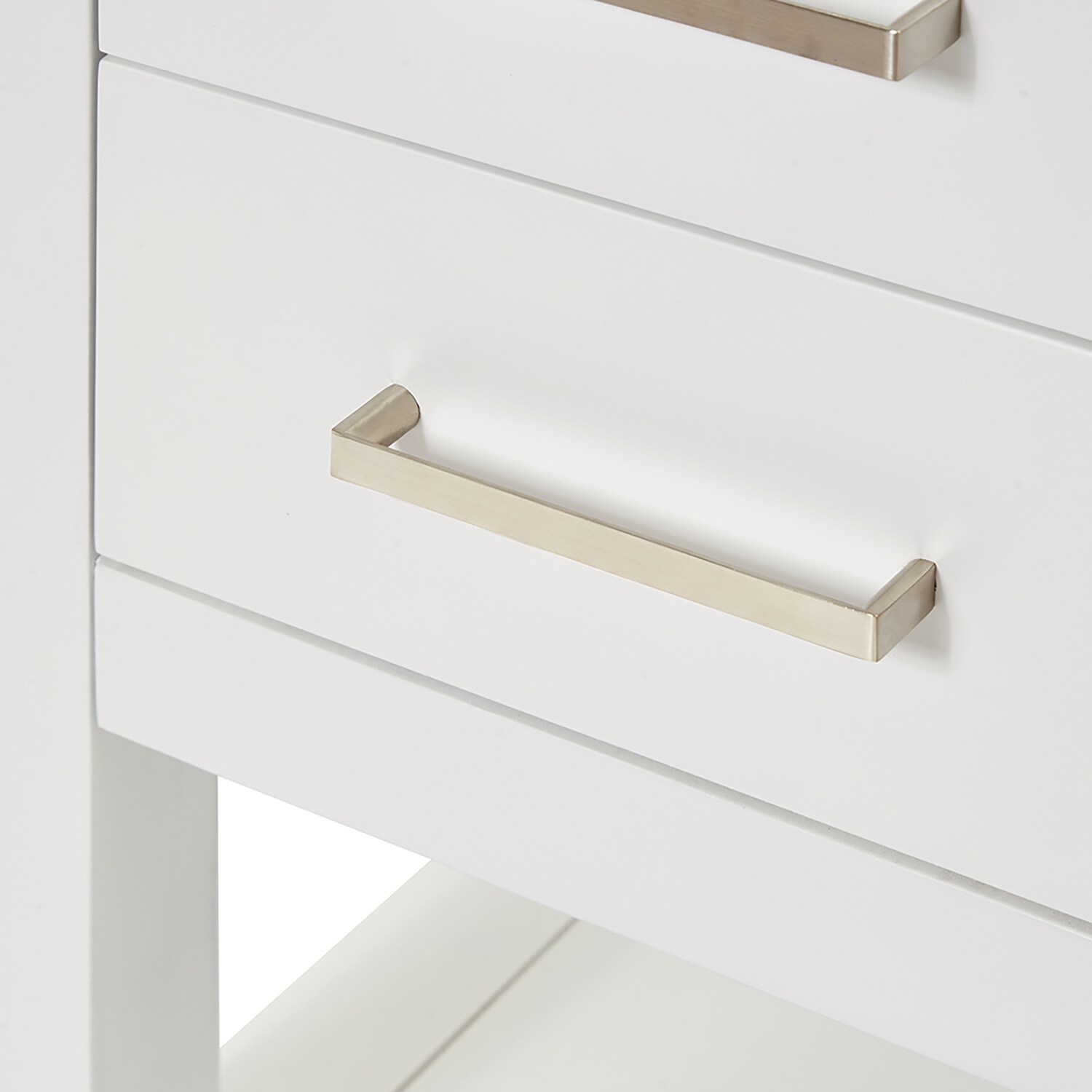 48'' White Solid Wood Single Bathroom Vanity Base