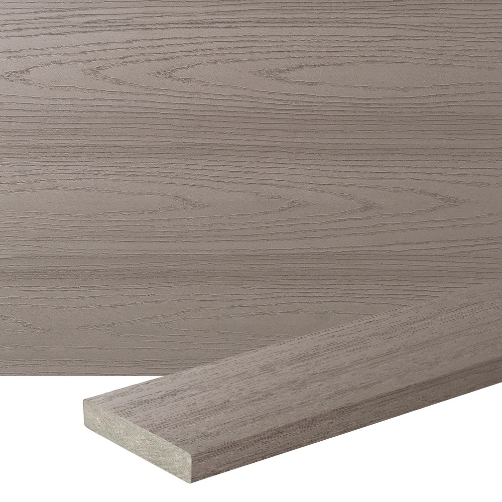 TimberTech ADCB25512SG Advanced Harvest 2-in x 6-in x 12-ft Slate Gray Square PVC Deck board