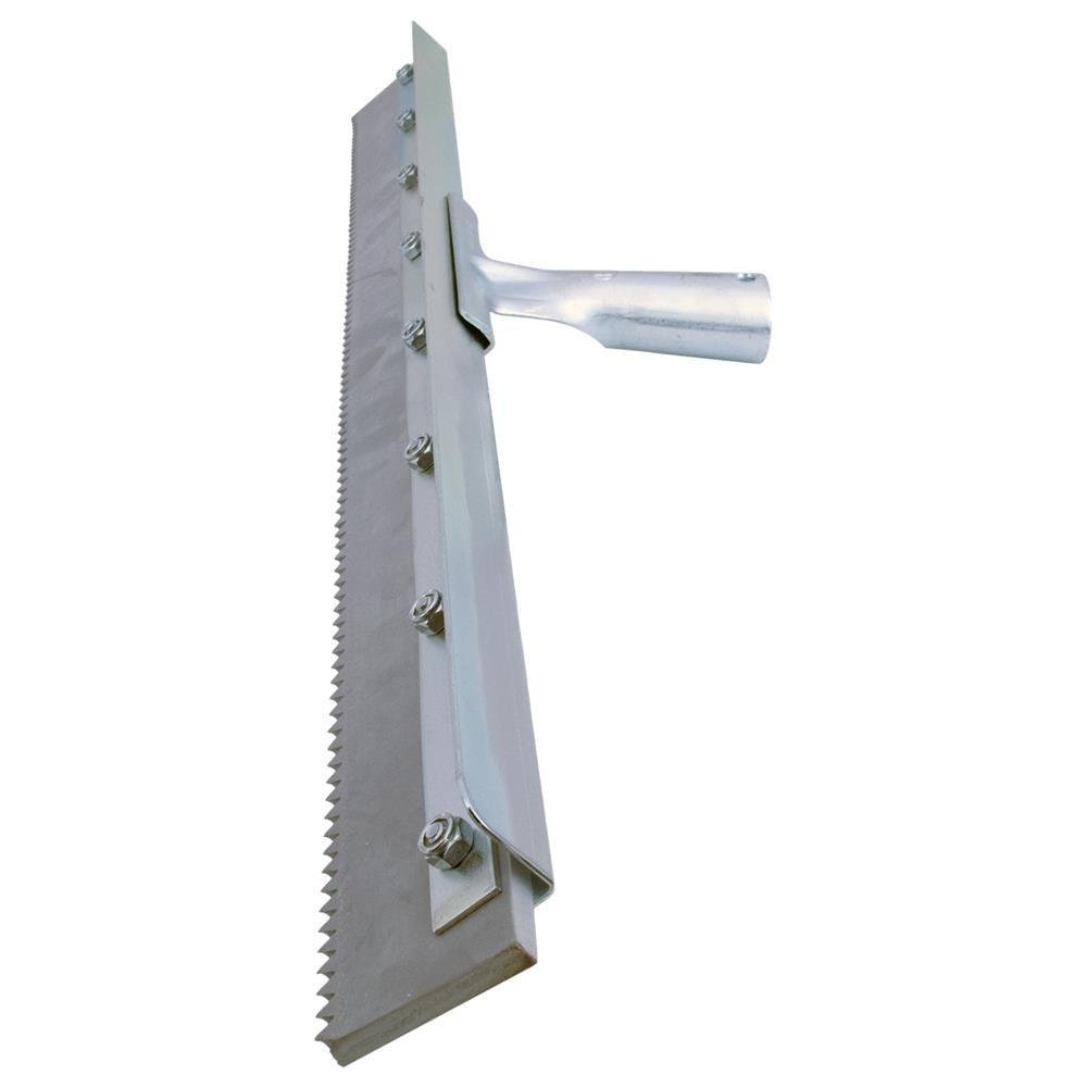 Qlt by Marshalltown 16844 30-Inch Straight Notched Squeegee Complete w/Frame with 1/8-Inch Notch