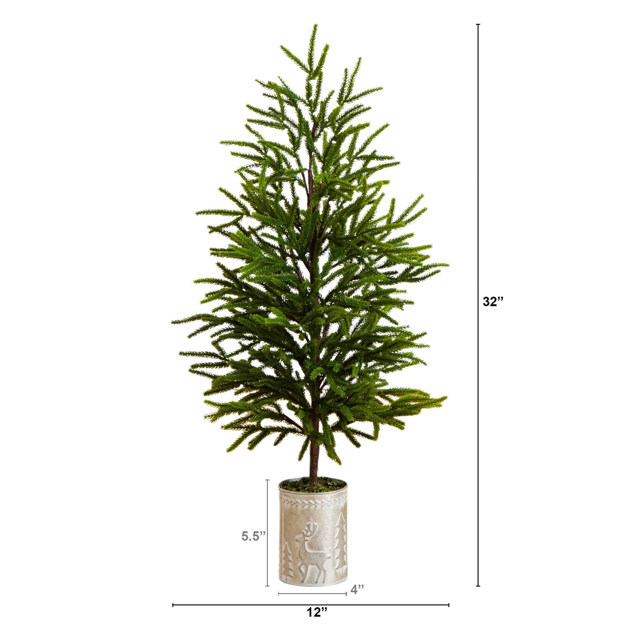 Nearly Natural T5388 Artificial-Christmas-Trees - View #2