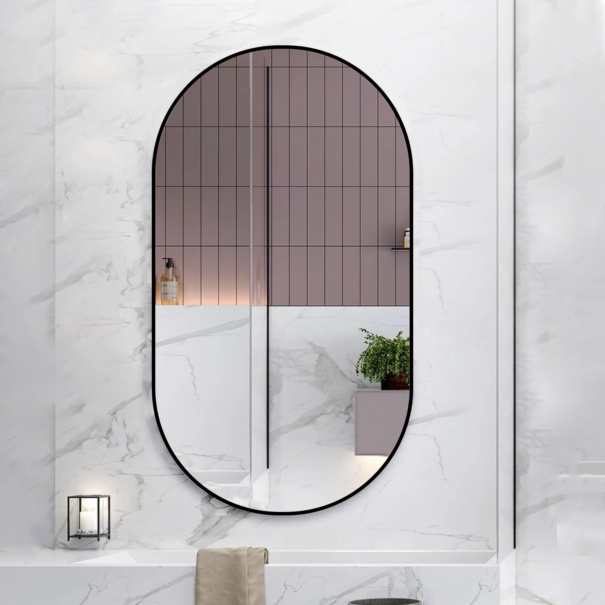 WELLFOR ALMR-30 Framed-Bath-Mirrors - View #6