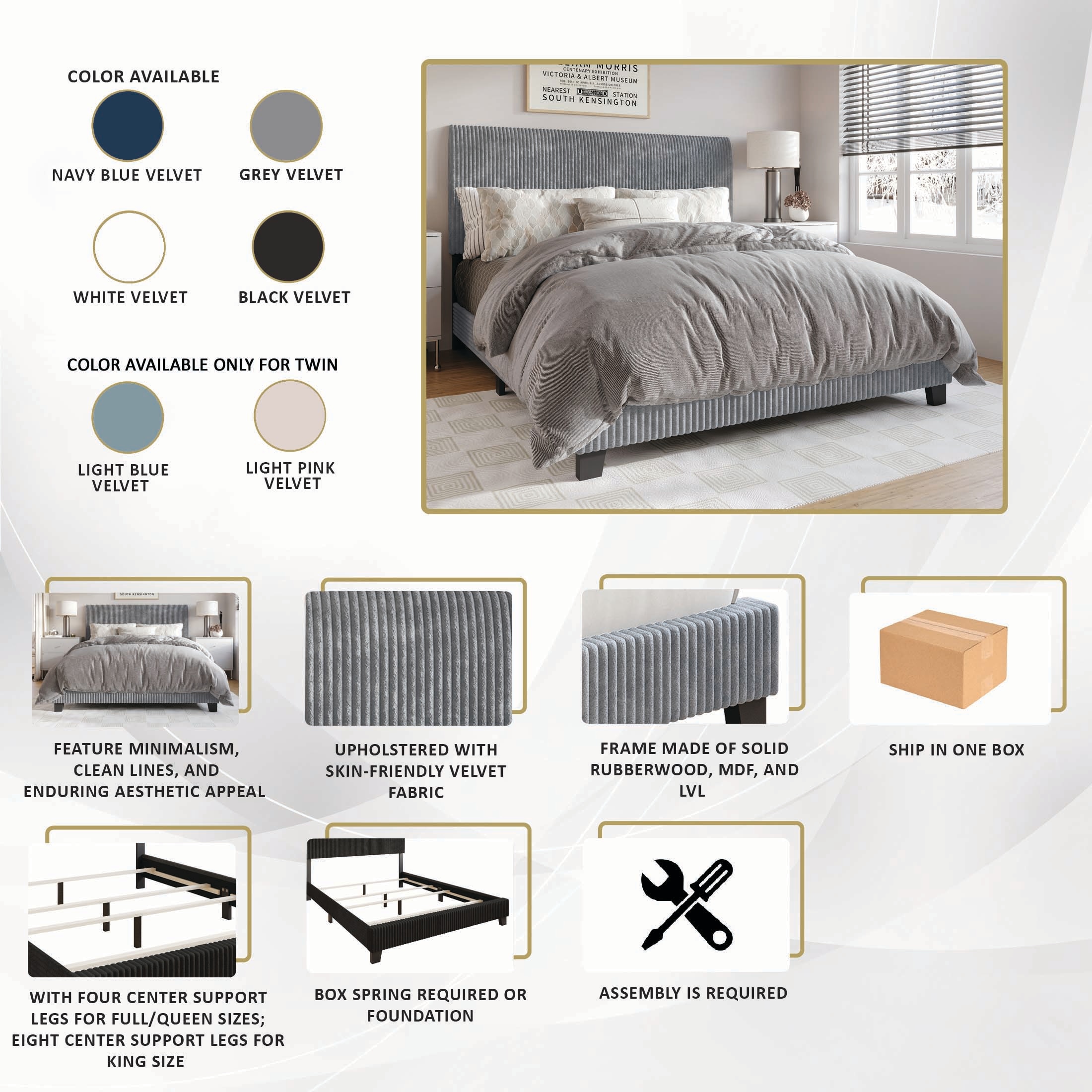 CasePiece C8453TUB-NBL-VV beds - View #6