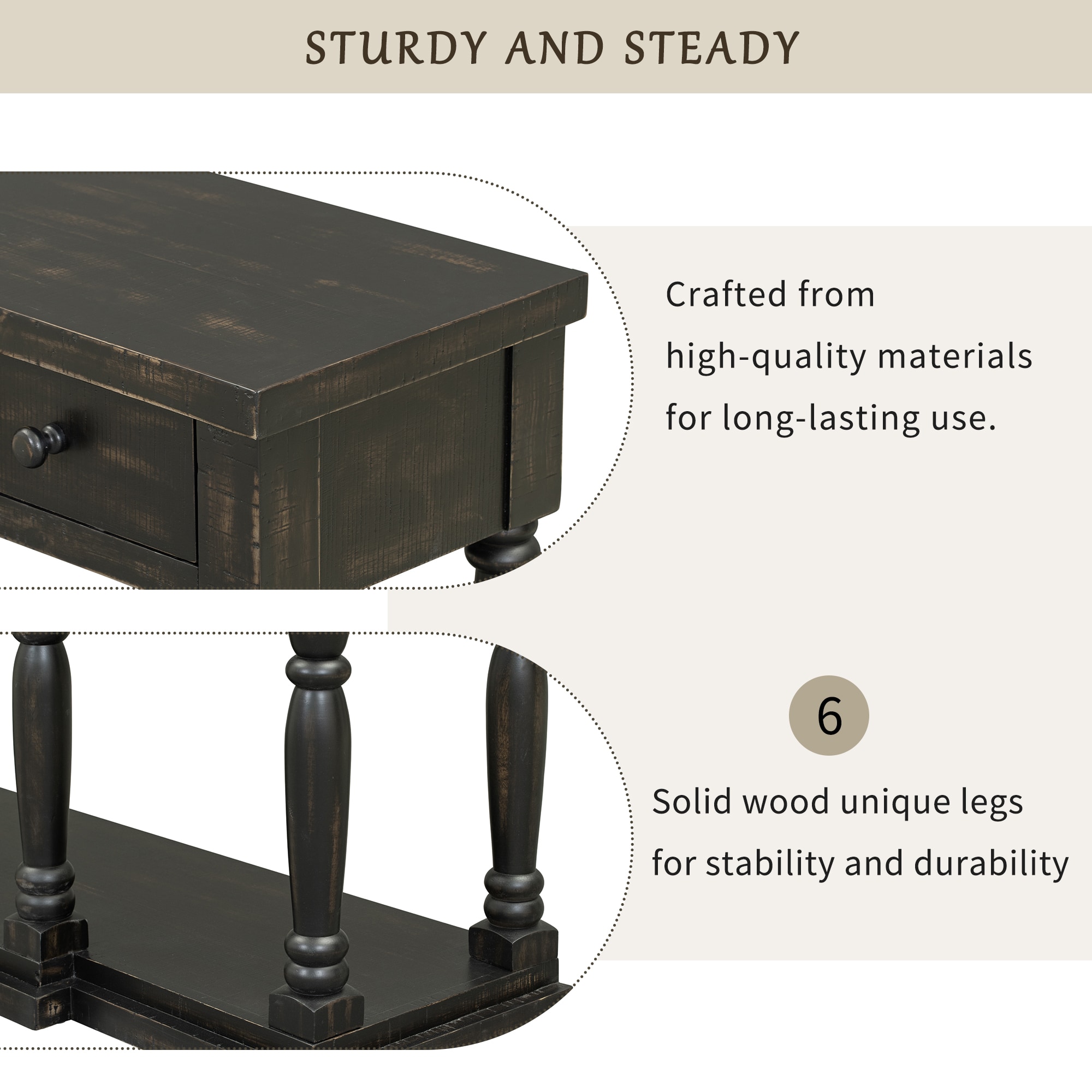 Oaks Decor OA312987B Console-Sofa-Tables - View #9