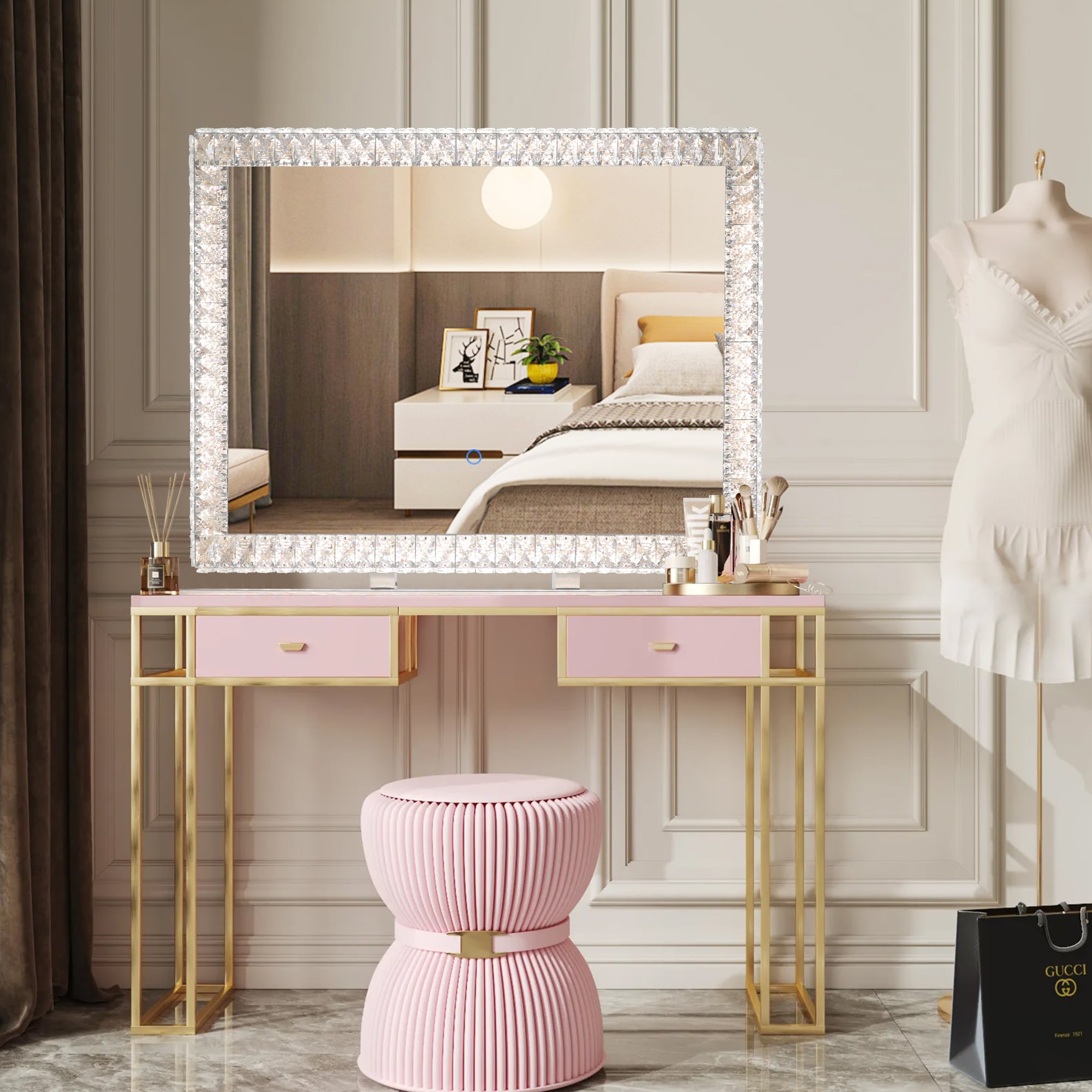 LOVMOR SF-Y-W1340119591 Framed-Bath-Mirrors - View #3