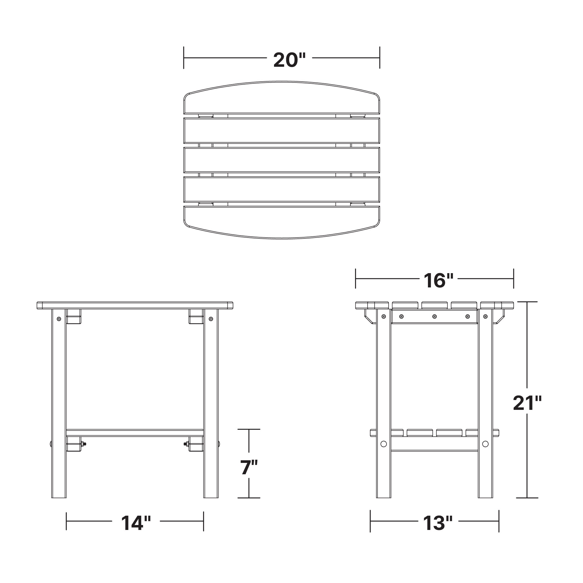 Wildridge LCC-222-DG Patio-Tables - View #4