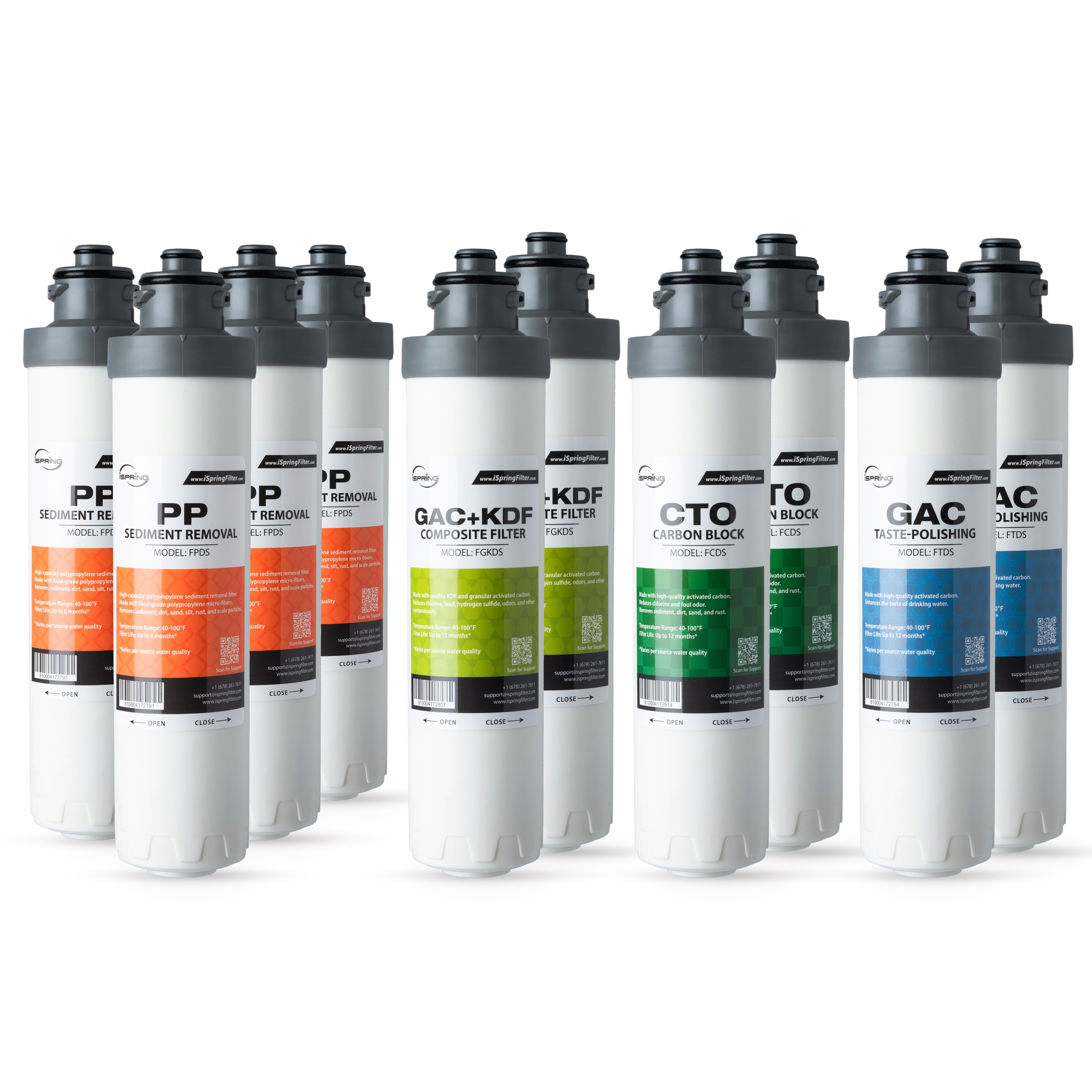 iSpring F10DS F10DS Set Water dispenser Replacement Filter 10 -Pack