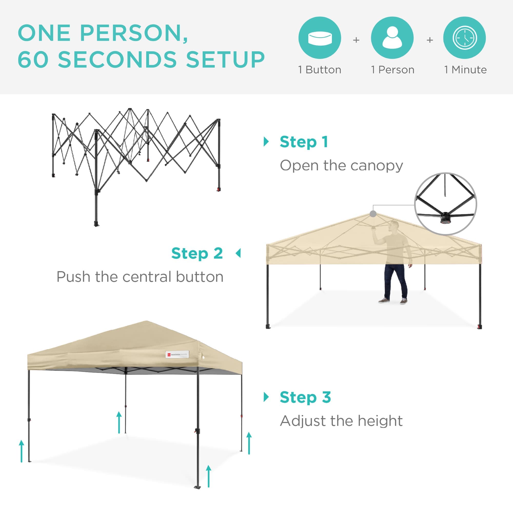 Best Choice Products SKY7810 Canopies-Sl - View #2
