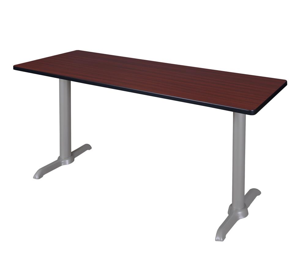 Regency MVTRCT7224MHGY Training Brown 4-Person Training Table (72-in W x 29-in H)