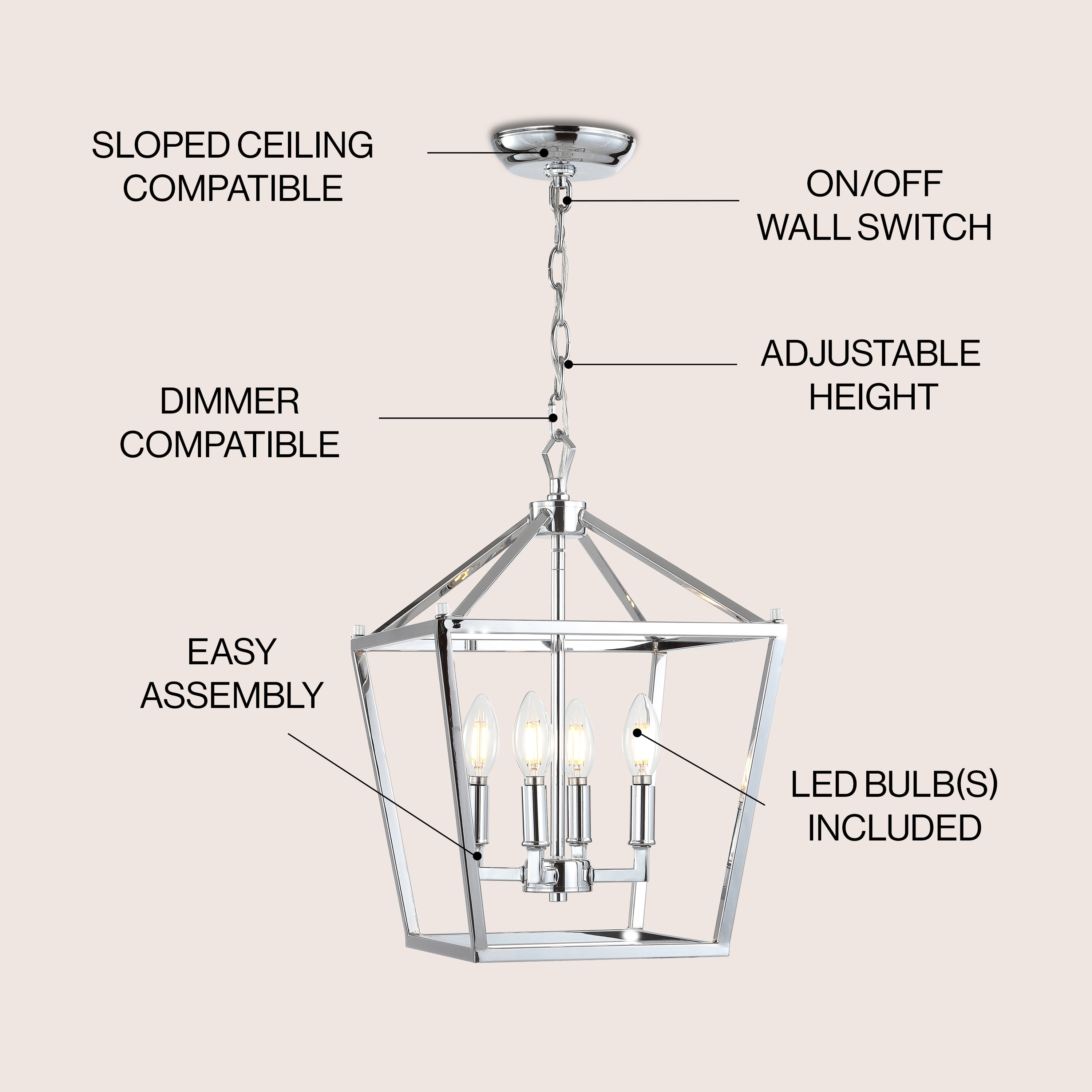 JONATHAN  Y JYL7436C Pendant-Lights - View #3