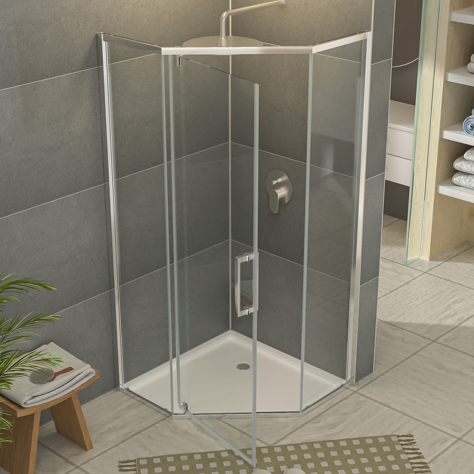 Lordear HWM-LD-3B31-1-34CH Shower-Doors - View #9