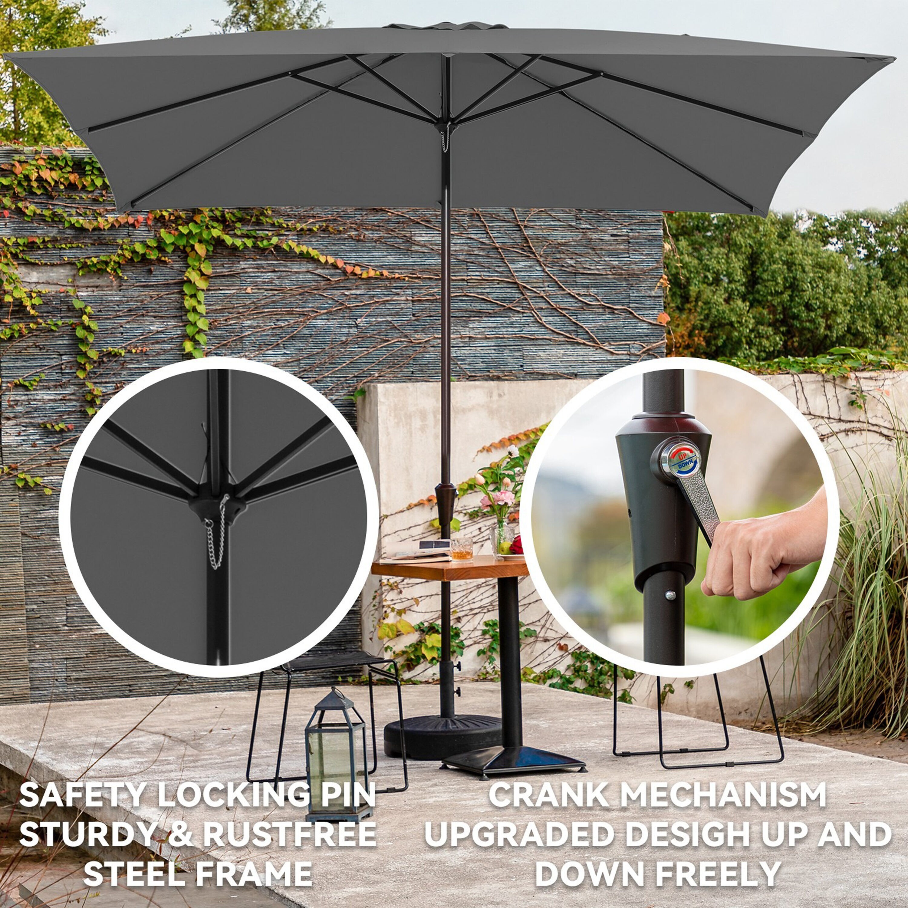 JEAREY ZZS-FX8.5-GY Umbrellas-2 - View #6