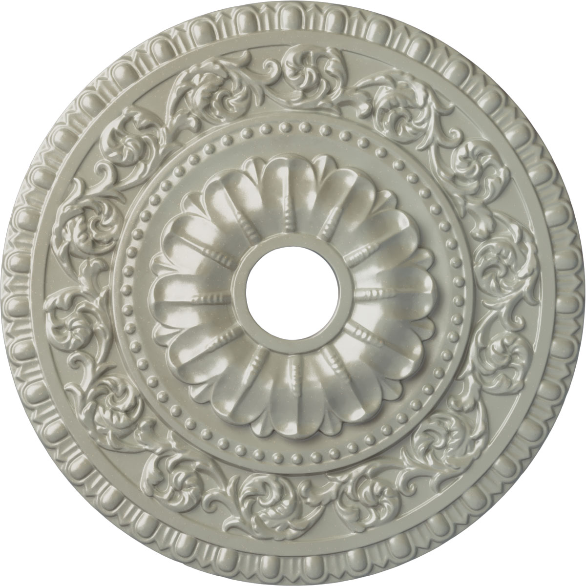 Ekena Millwork CM23VAFCS Vaduz 23.5-in W x 23.5-in L Painted Flash Copper Polyurethane Whole Ceiling Medallion