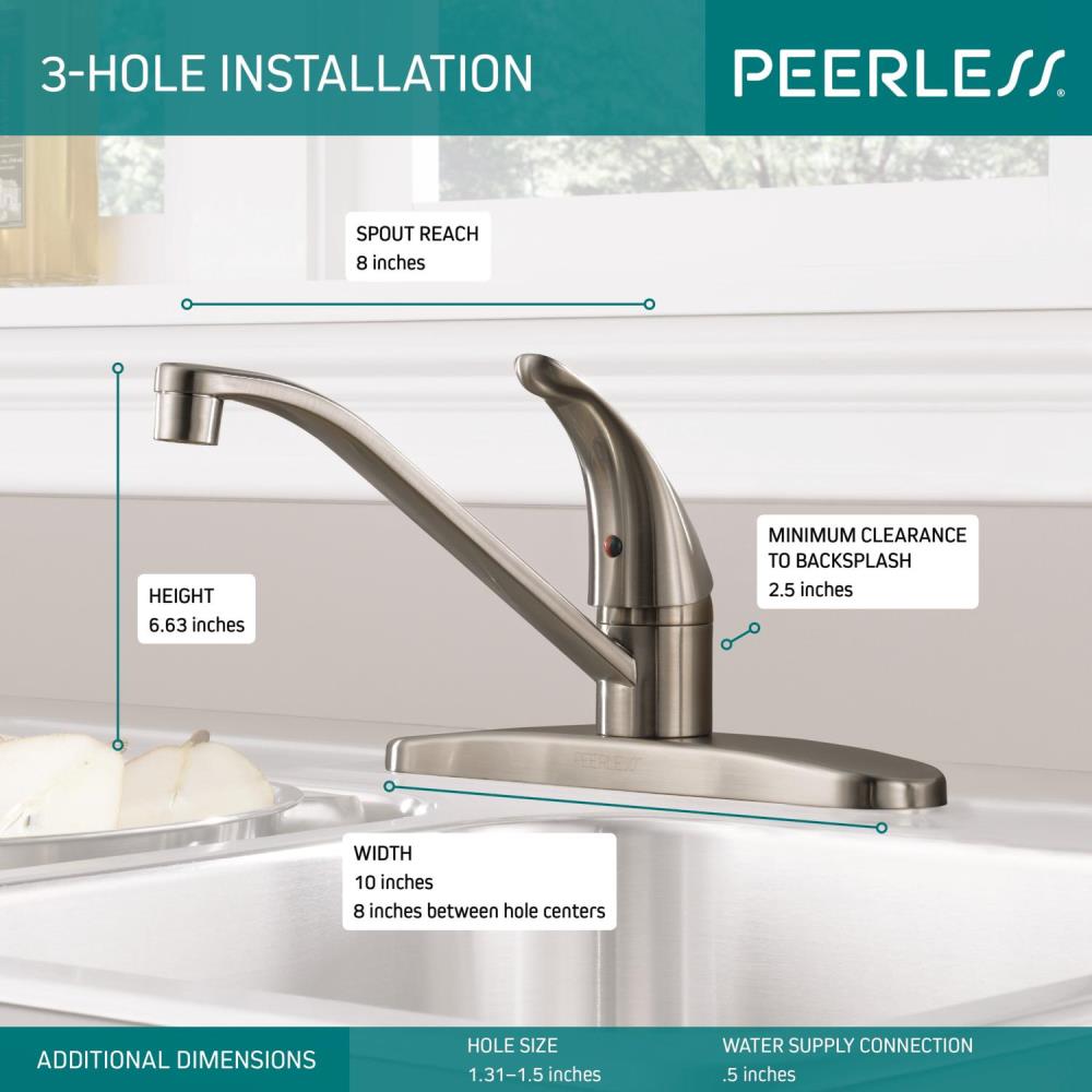  P110LF-SS Kitchen-Faucets - View #3