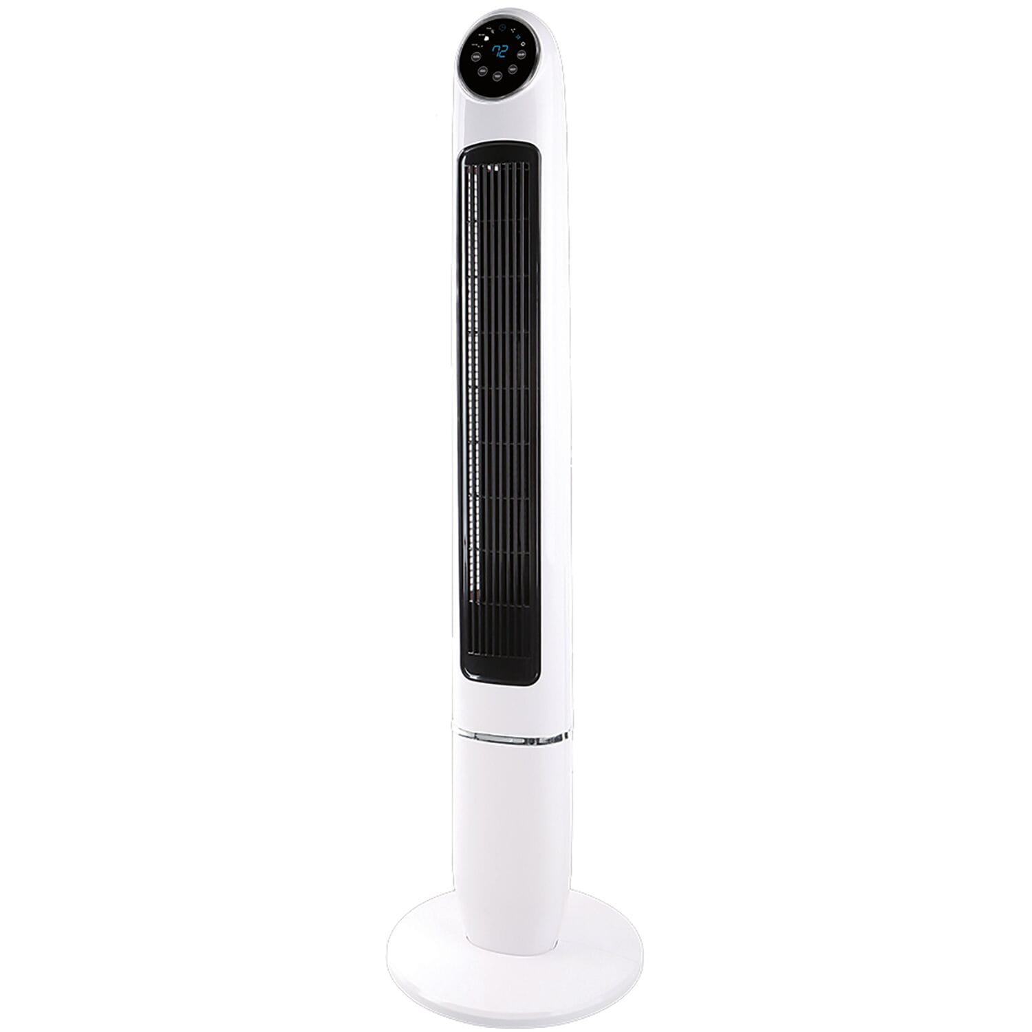 Lifesmart BL-FS1-D 47-Inches 115 -Volt 3 -Speed Indoor White Oscillating Floor Fan with Remote