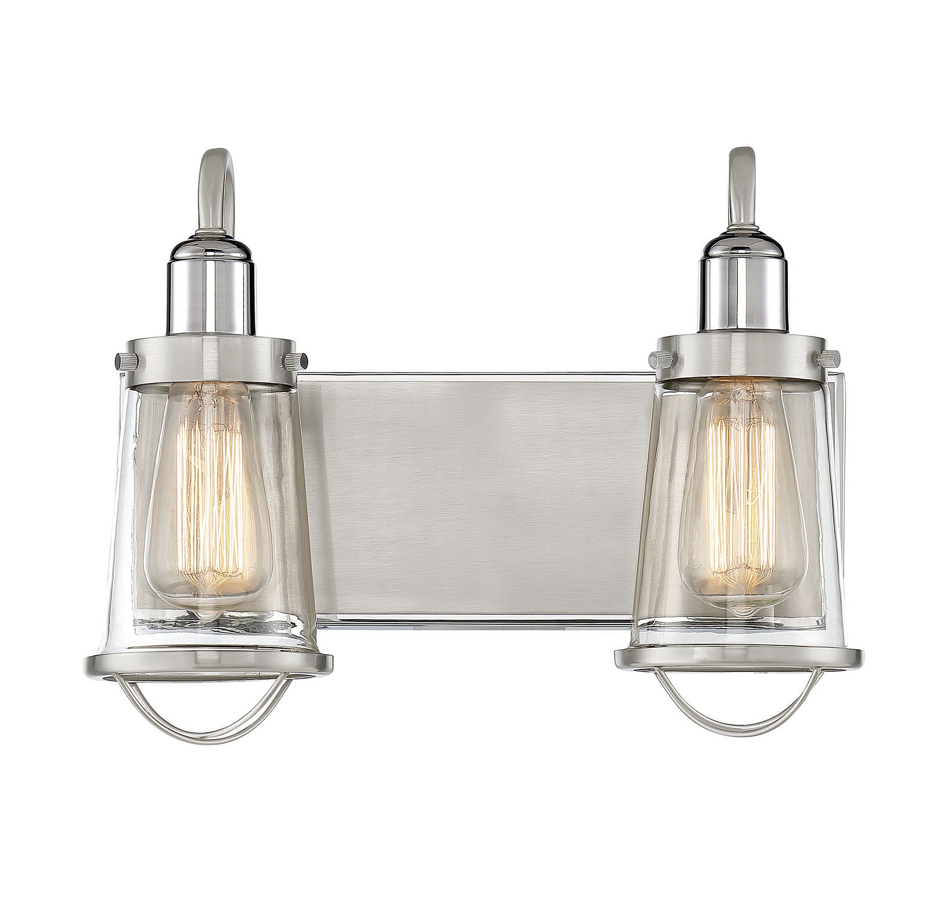Savoy House 8-1780-2-111 Lansing 13.5-in 2 -Light Polished Nickel Modern/contemporary Vanity light