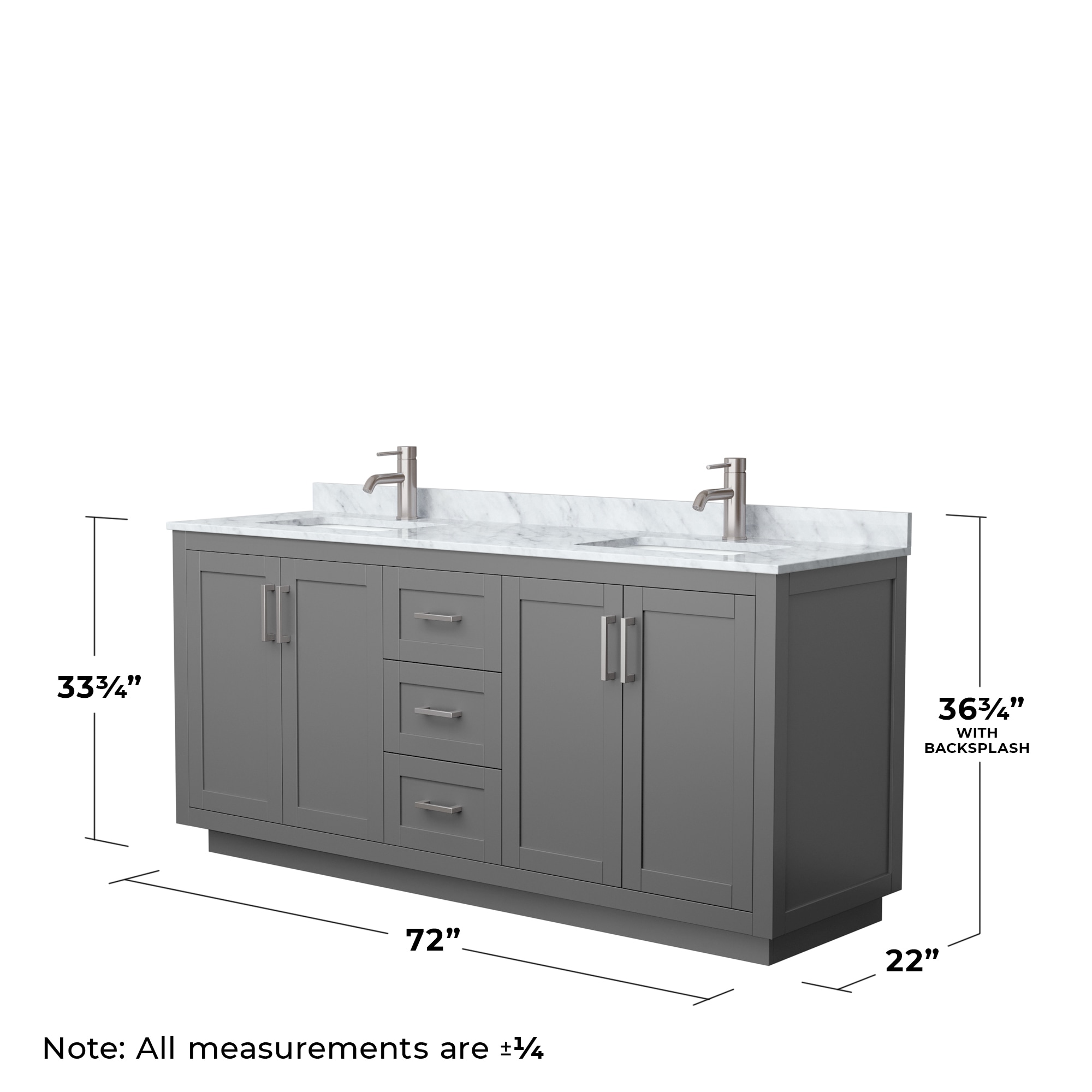 Wyndham Collection WCF292972DKGCMUNSMXX Bath-Vanity-Combo - View #5