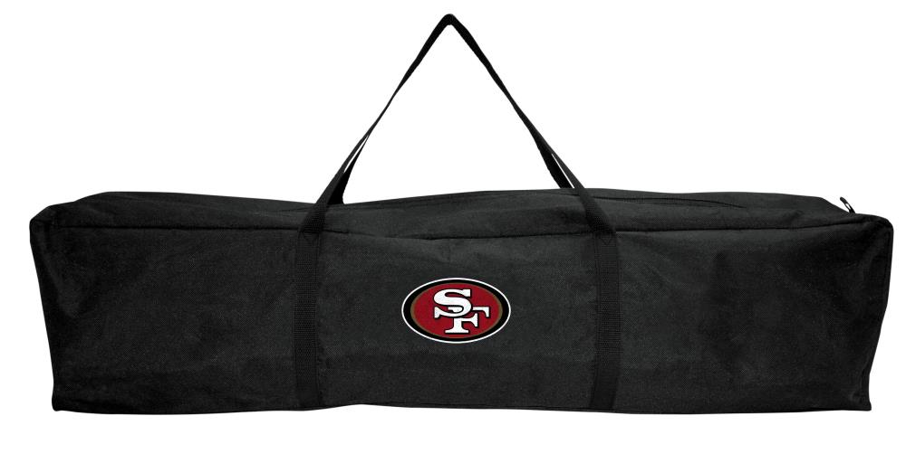 NFL Siskiyou Sports Fan Shop San Francisco 49ers Steel Tailgater BBQ Set  w/Case 8 piece Gray