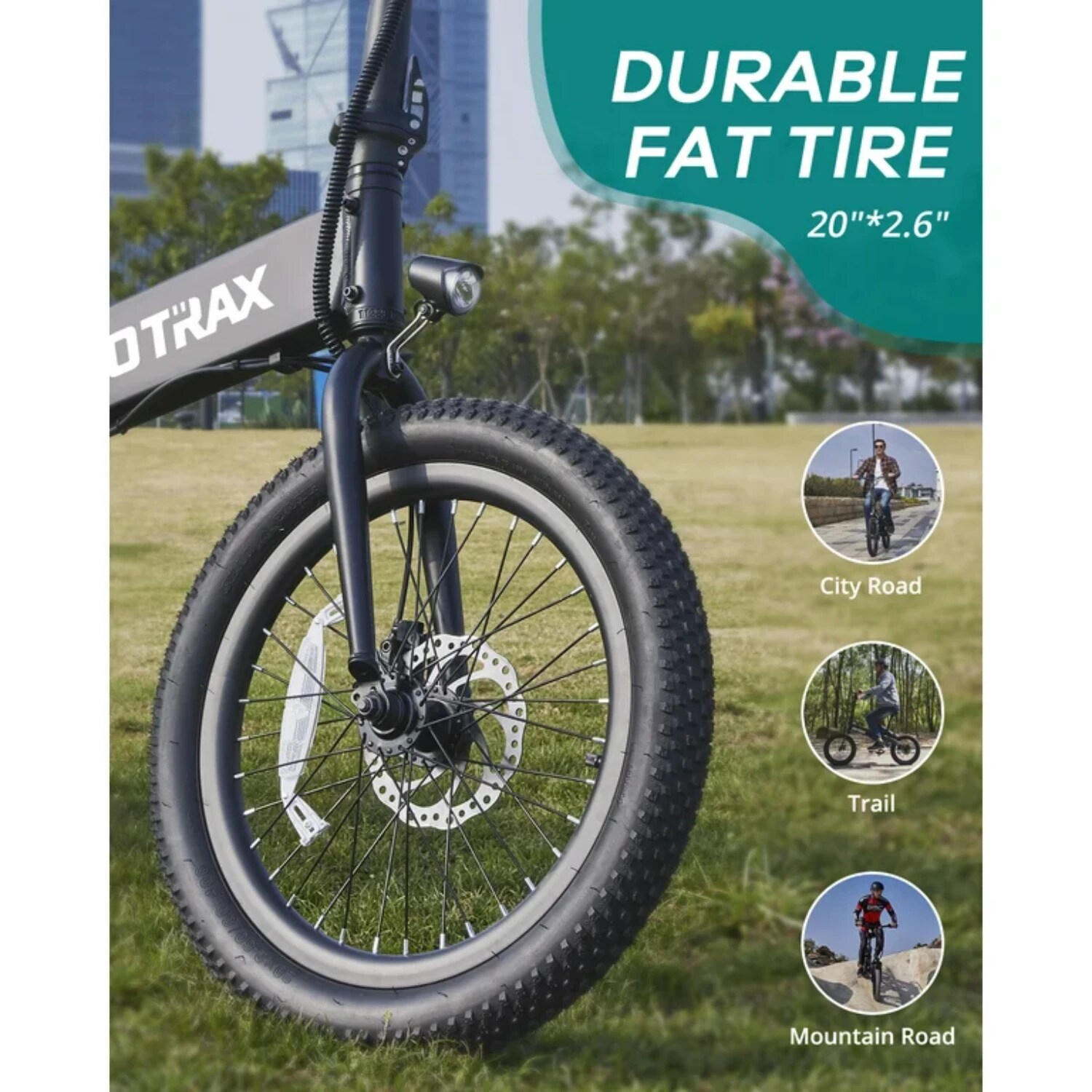 GOTRAX GT-F1350FD-BLA bikes - View #5