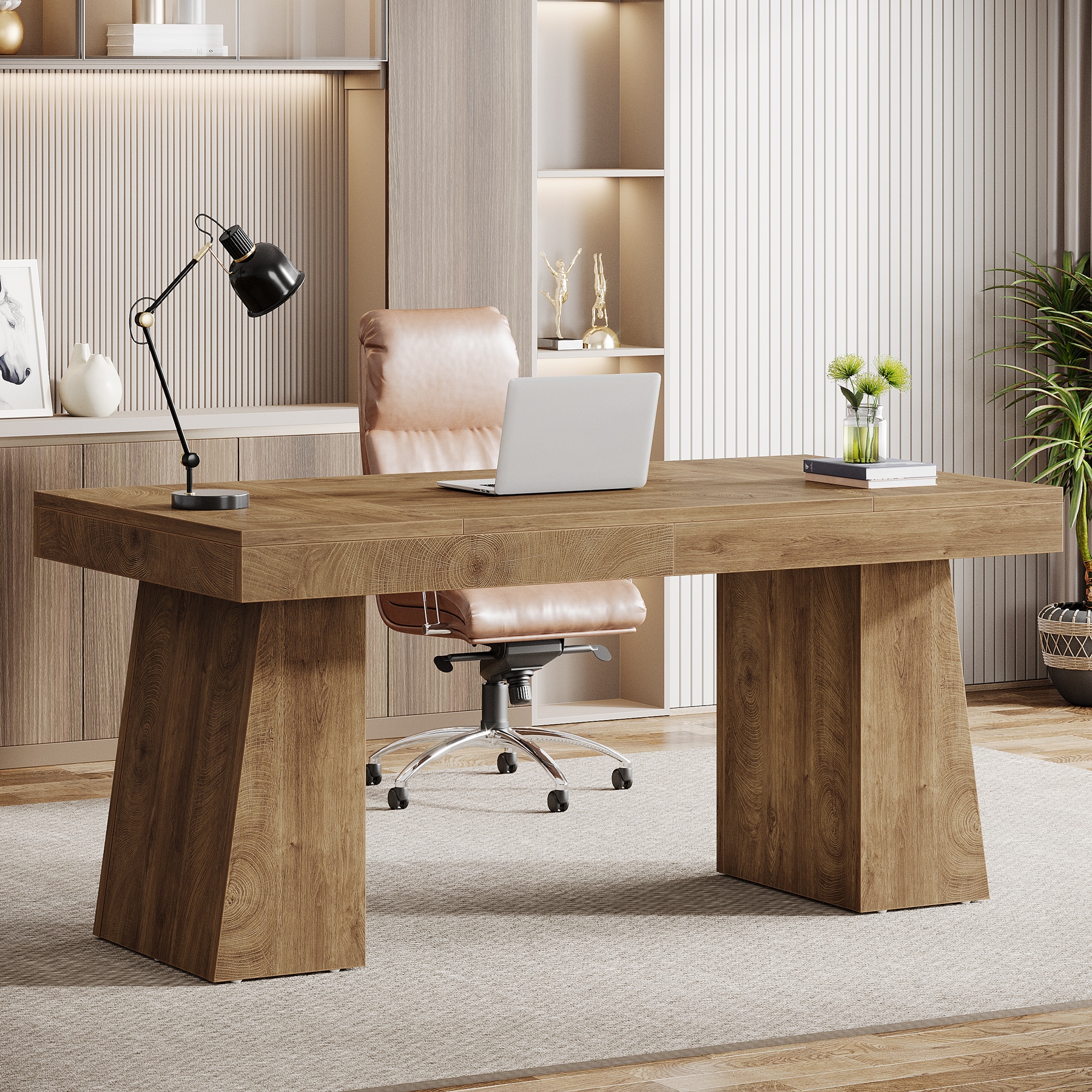 Tribesigns LWFD-JW1021 Office computer desk Multiple colors/finishes 1 -Person Conference table ( 55.12-in W x 29.53-in H )
