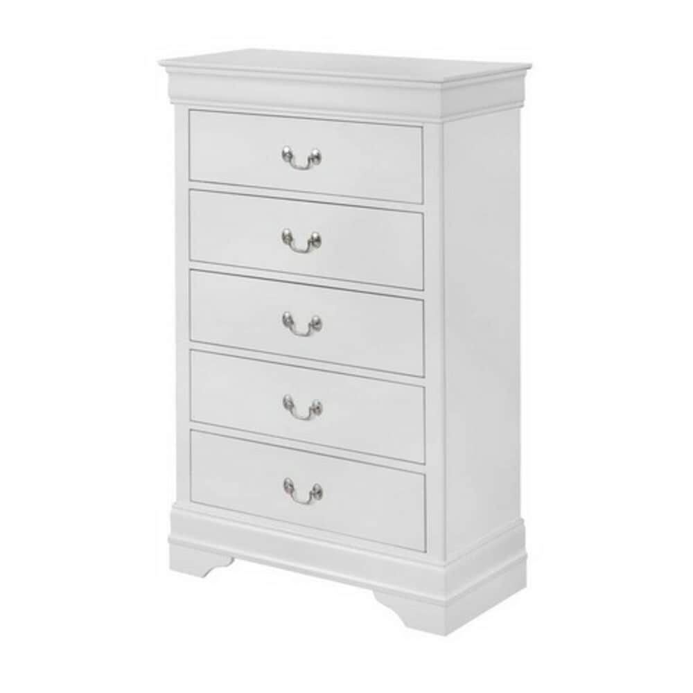Benzara White Accent Chest