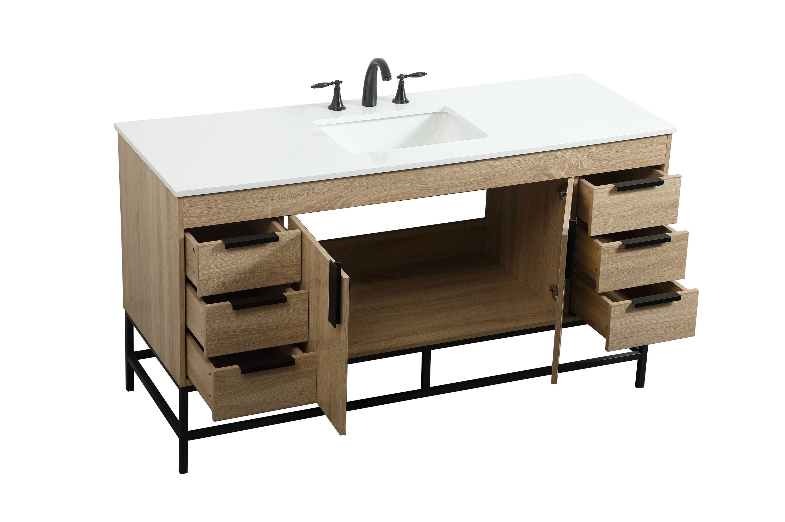 Elegant Decor HF146580MW Bath-Vanity-Combo - View #10