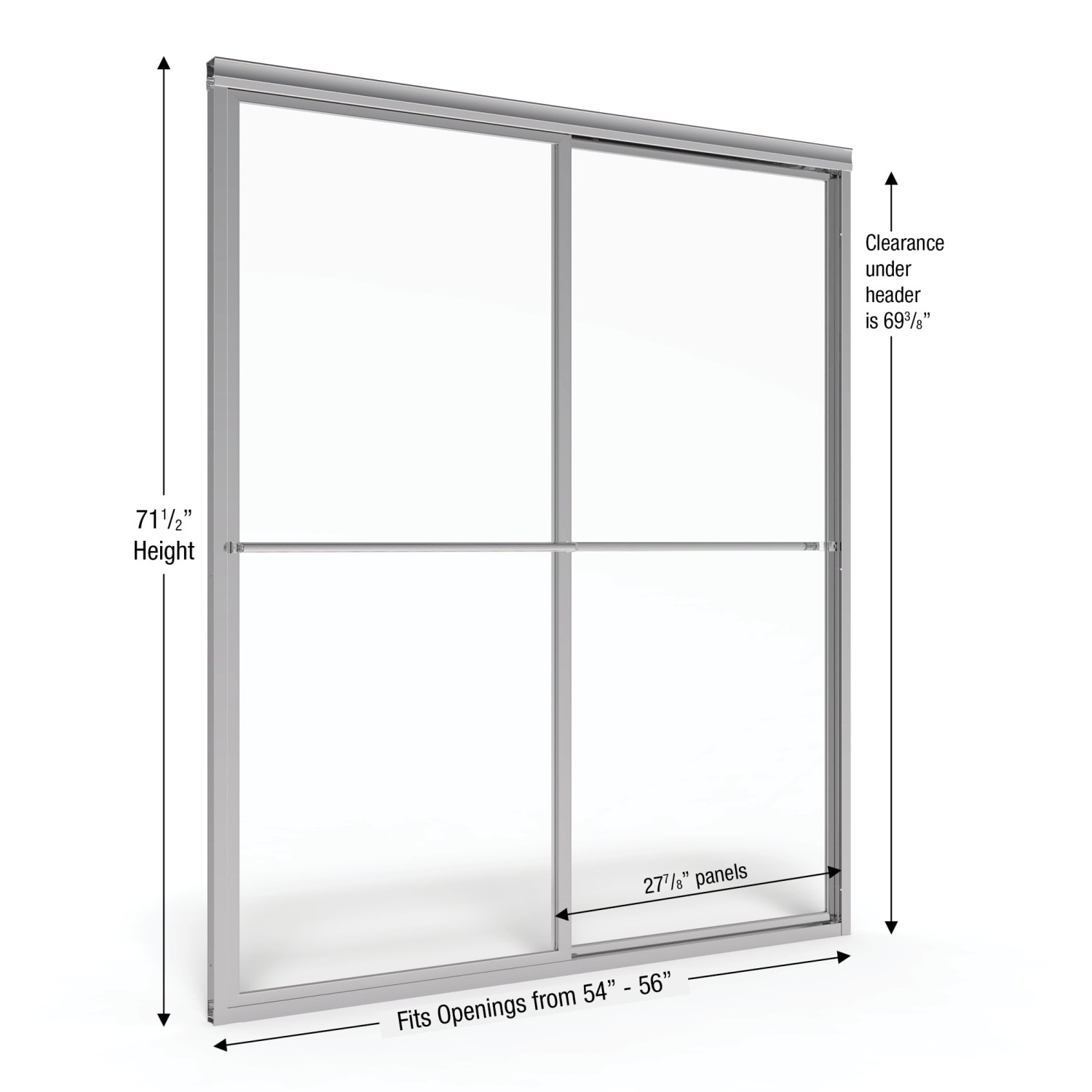 Basco 7150-56CL Shower-Doors - View #6