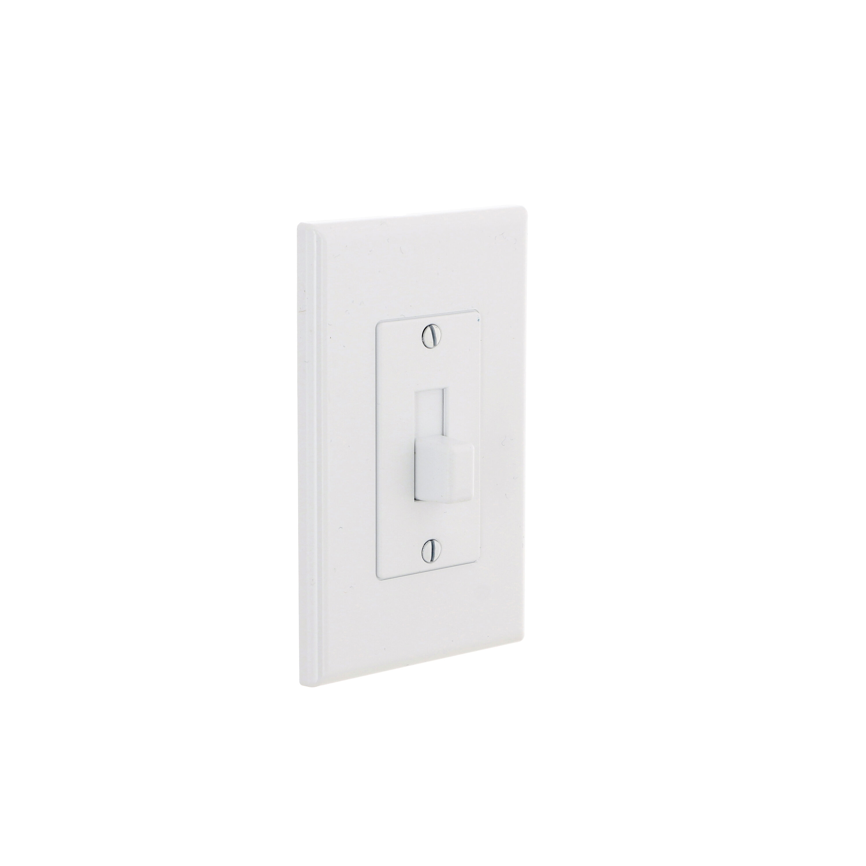 Hubbell 2670WX-10 TayMac Revive 1 -Gang Jumbo Size White PVC Indoor Toggle Wall Plate