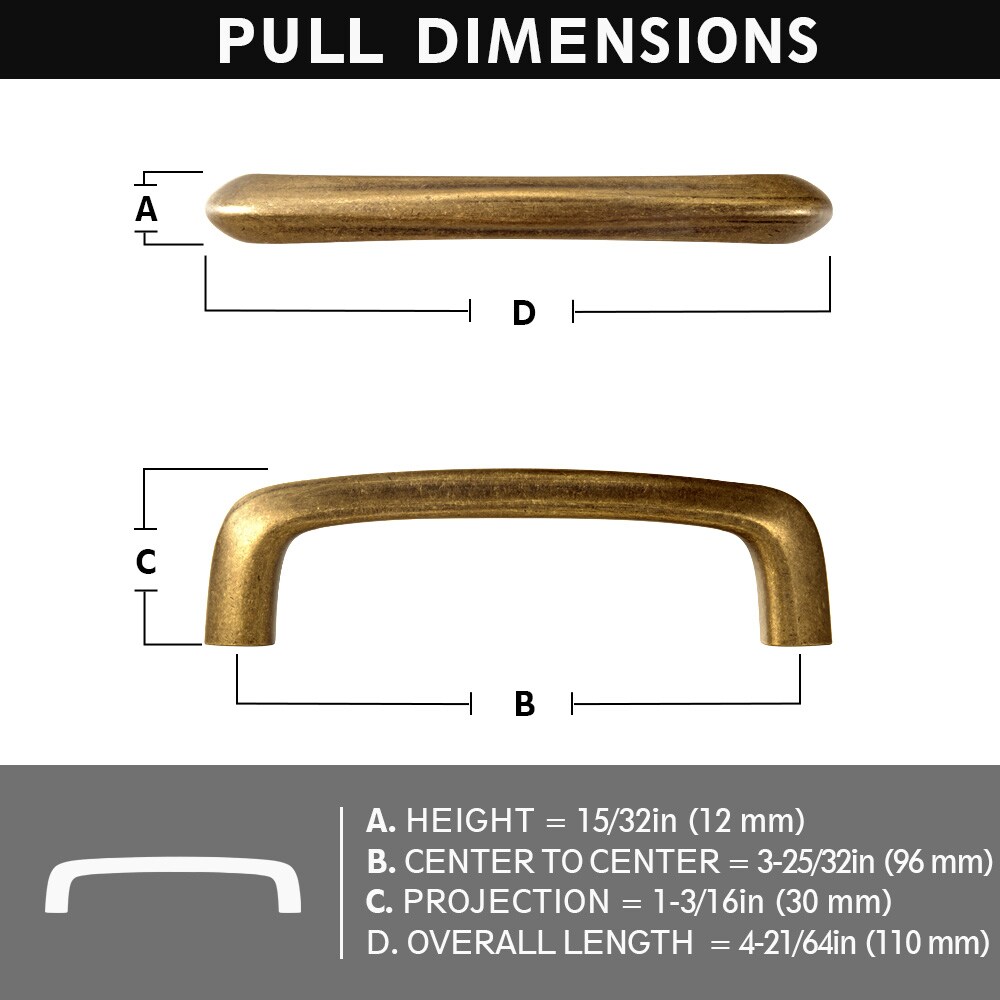 Miaokesen 2027GT-96 Cabinet-Pulls - View #2