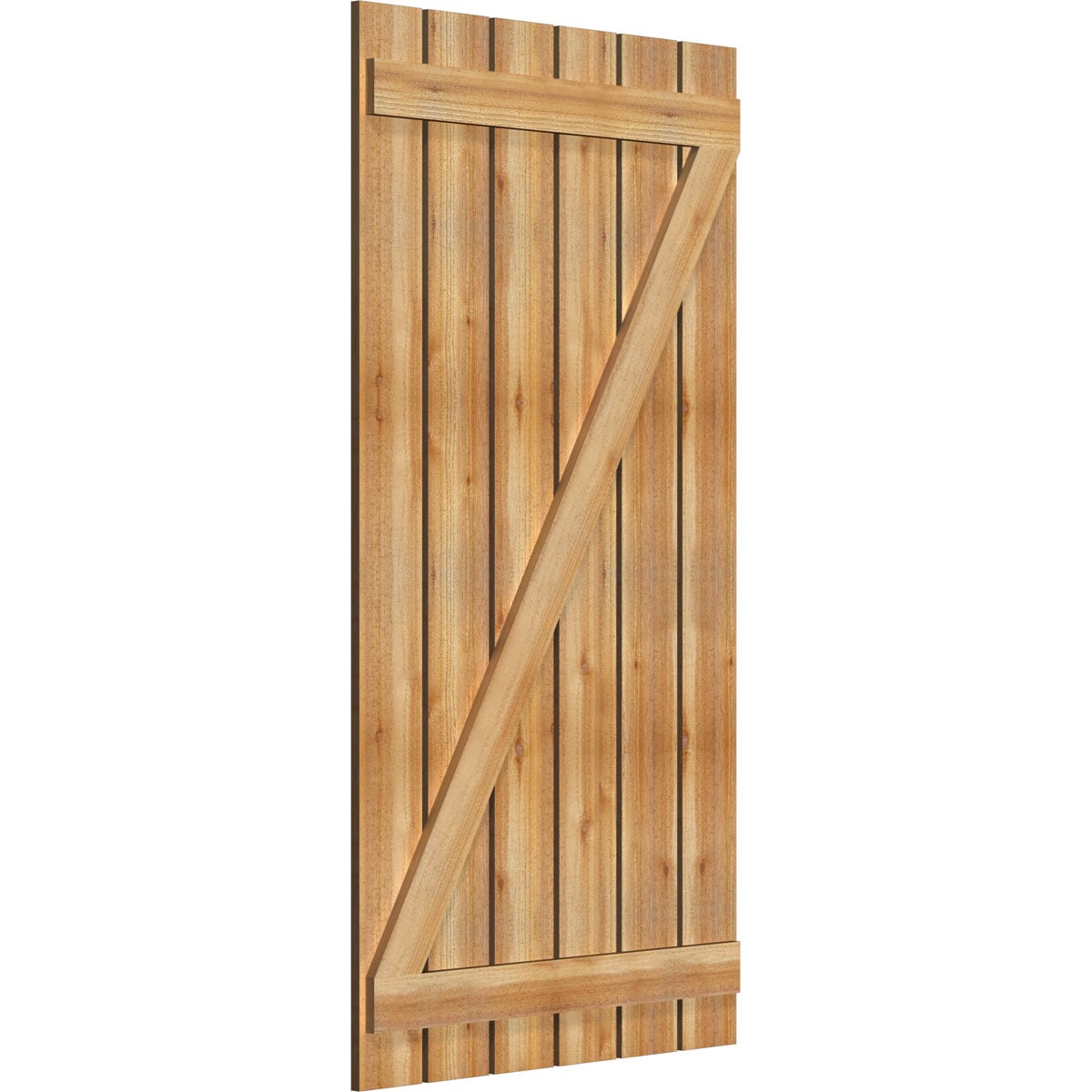 Ekena Millwork RBS06Z35X066RWR Exterior-Shutters - View #2