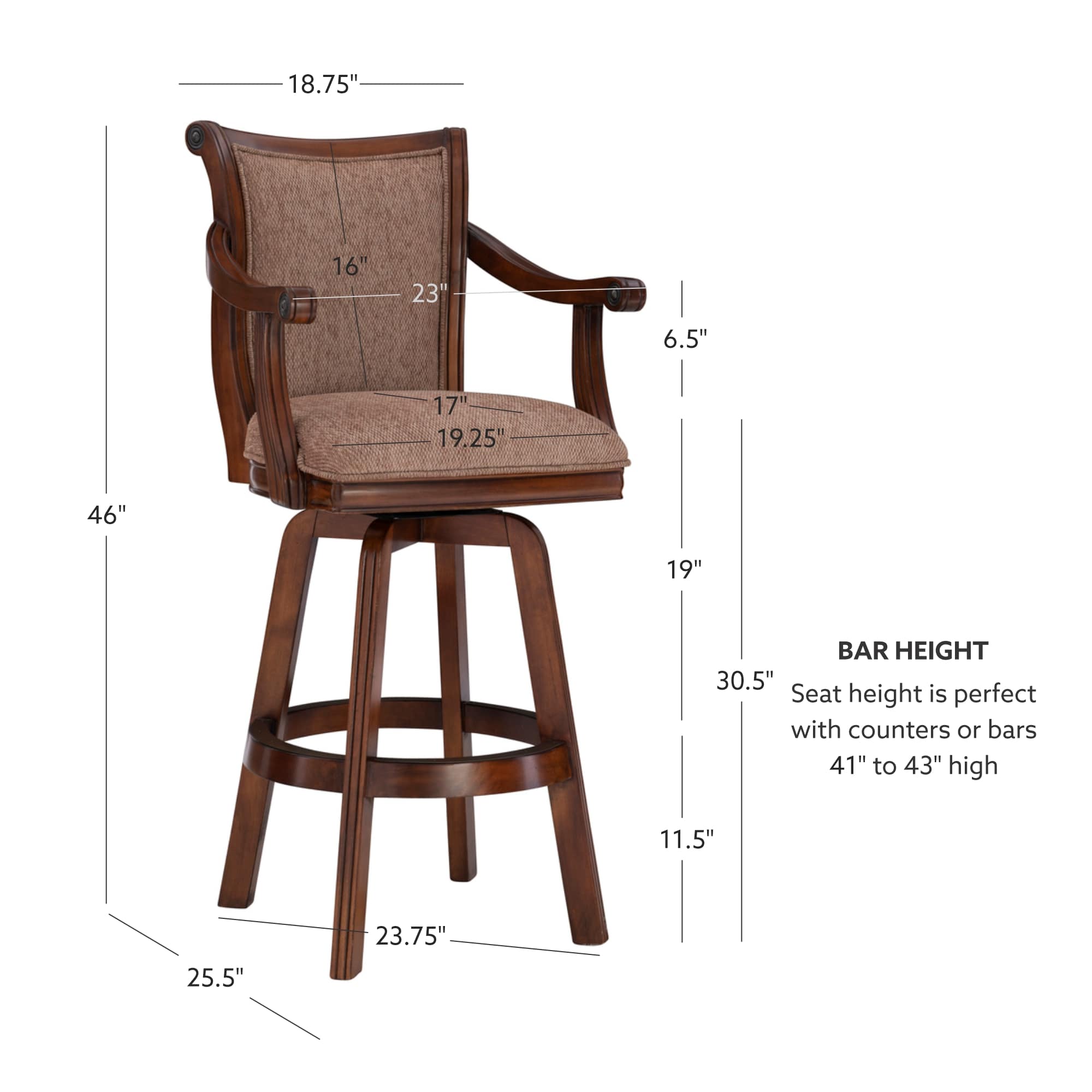 Powell PLWS117 stools - View #6