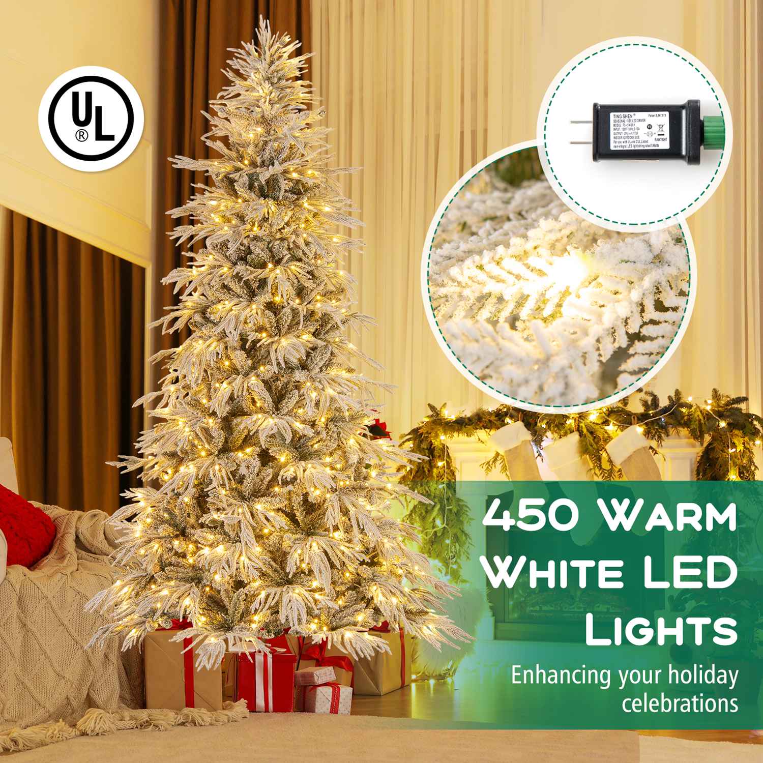 Costway CSHY001560 Artificial-Christmas-Trees - View #6