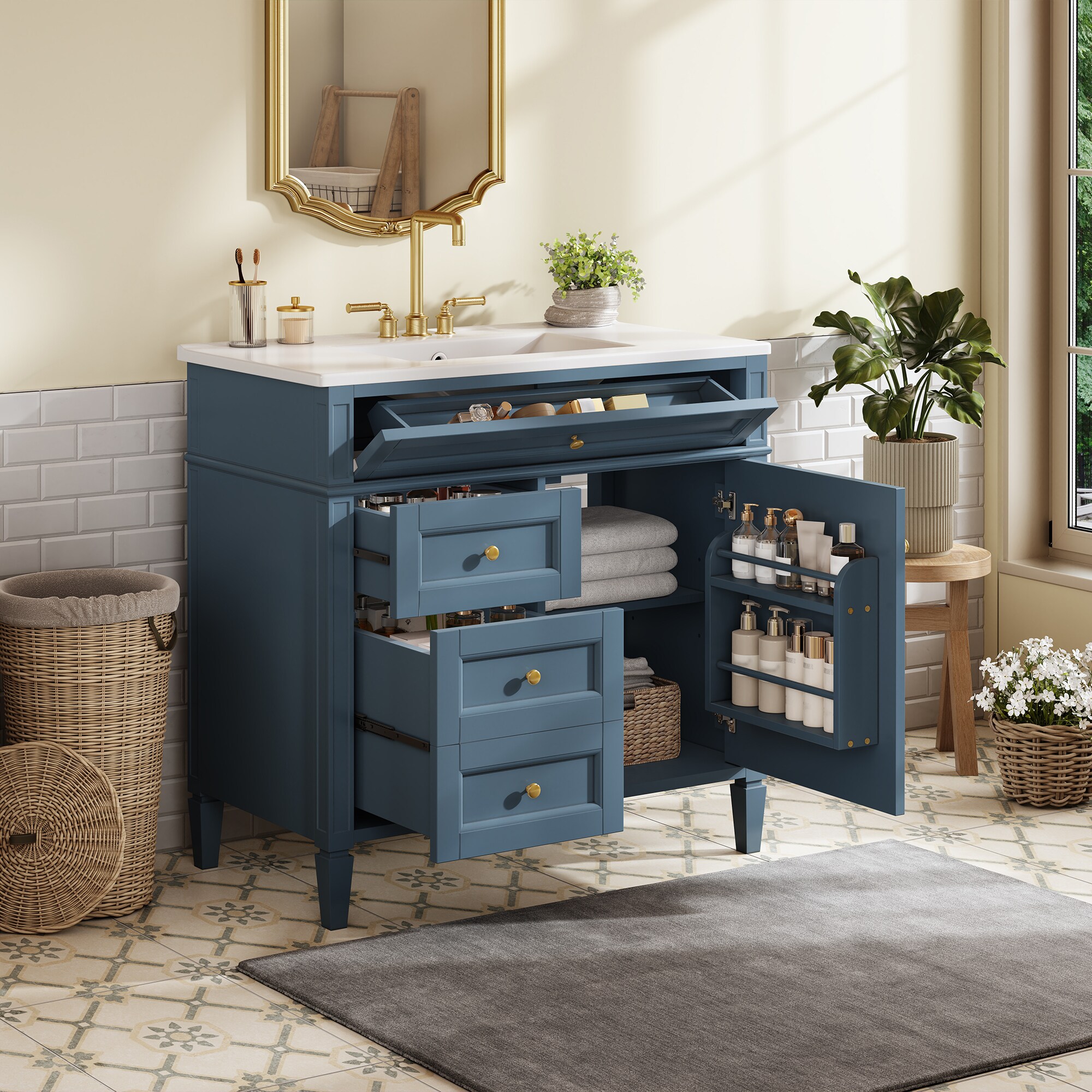 ModernLuxe L3P-N710P230246M Bath-Vanity-Combo - View #17