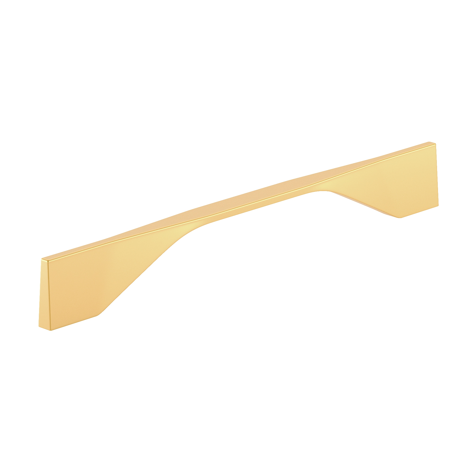 Richelieu BP9253192165 Creston 6-5/16-in or 7-9/16-in , 160mm or 192mm Center to Center Brushed Gold Dual Mount Arch Handle
