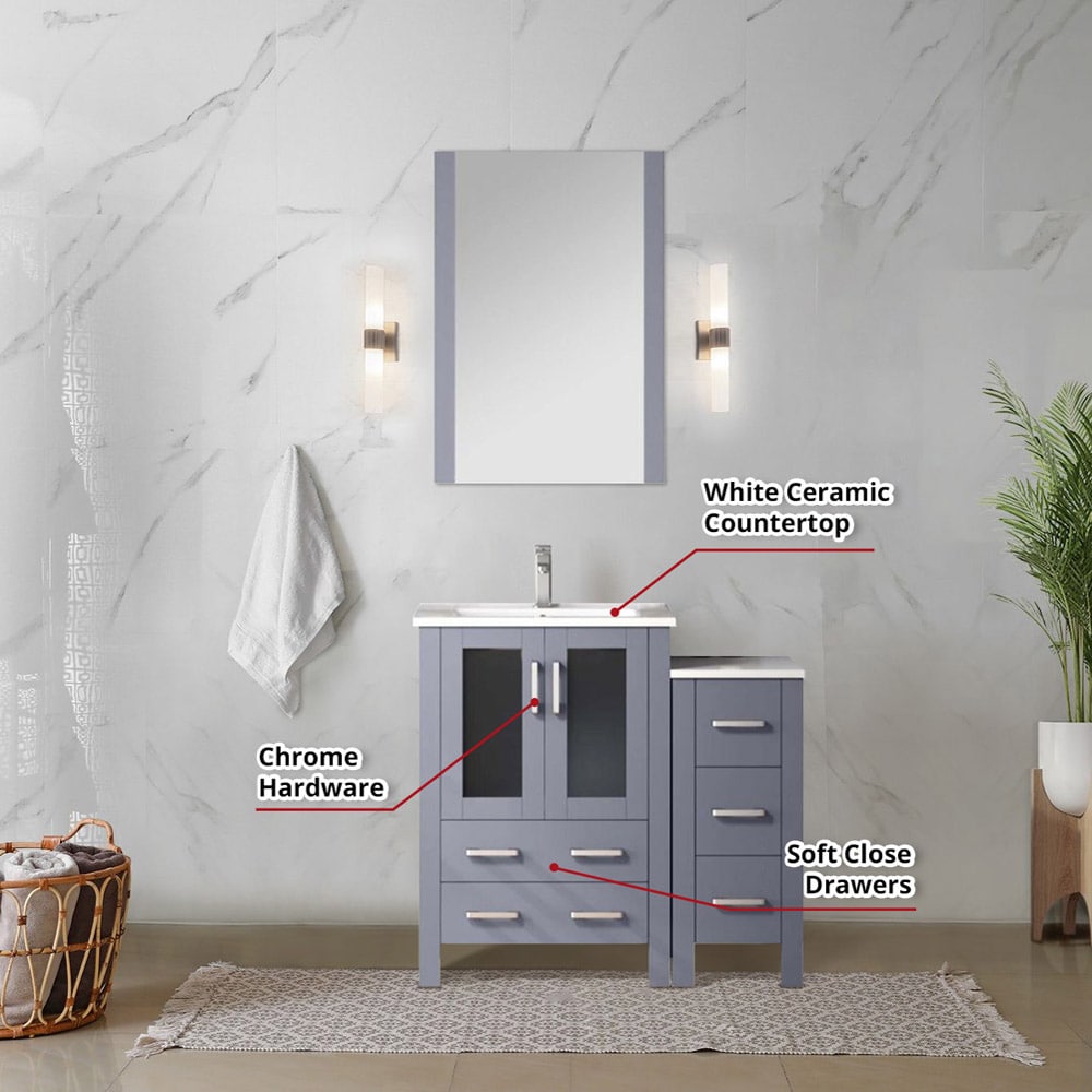 Lexora LV341836SBESM22F Bath-Vanity-Combo - View #4