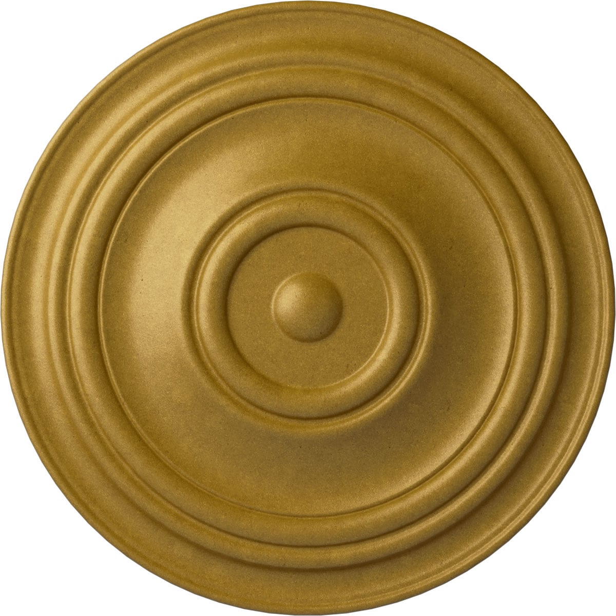Ekena Millwork CM31TRPGS Traditional 31.5-in W x 31.5-in L Painted Pharaohs Gold Polyurethane Whole Ceiling Medallion