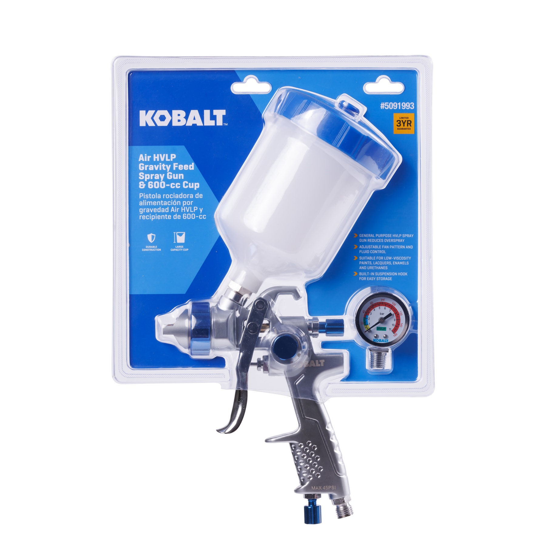 Kobalt 8-in Air Paint Sprayer in the Air Paint Sprayers department at
