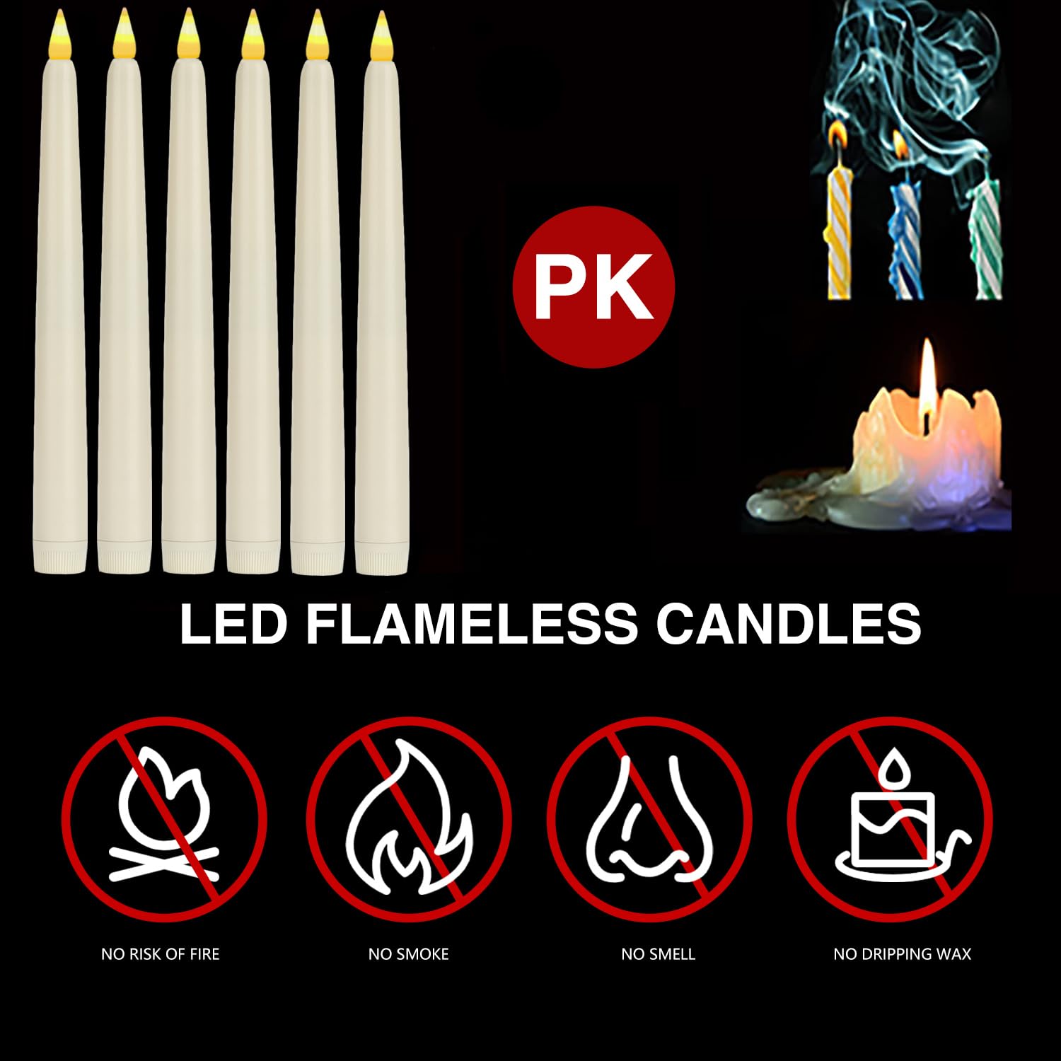 Oyezvary LOZ0616O115 candles - View #5