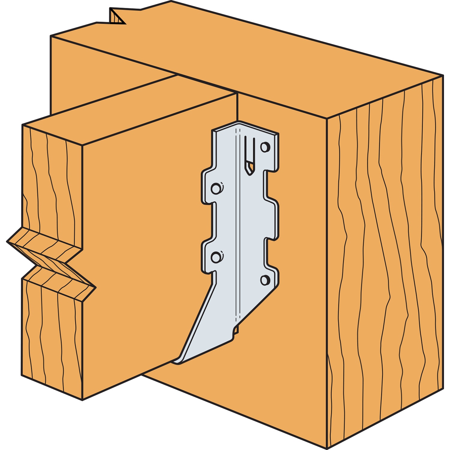 Simpson Strong-Tie LUS26SS Joist-Hangers - View #3