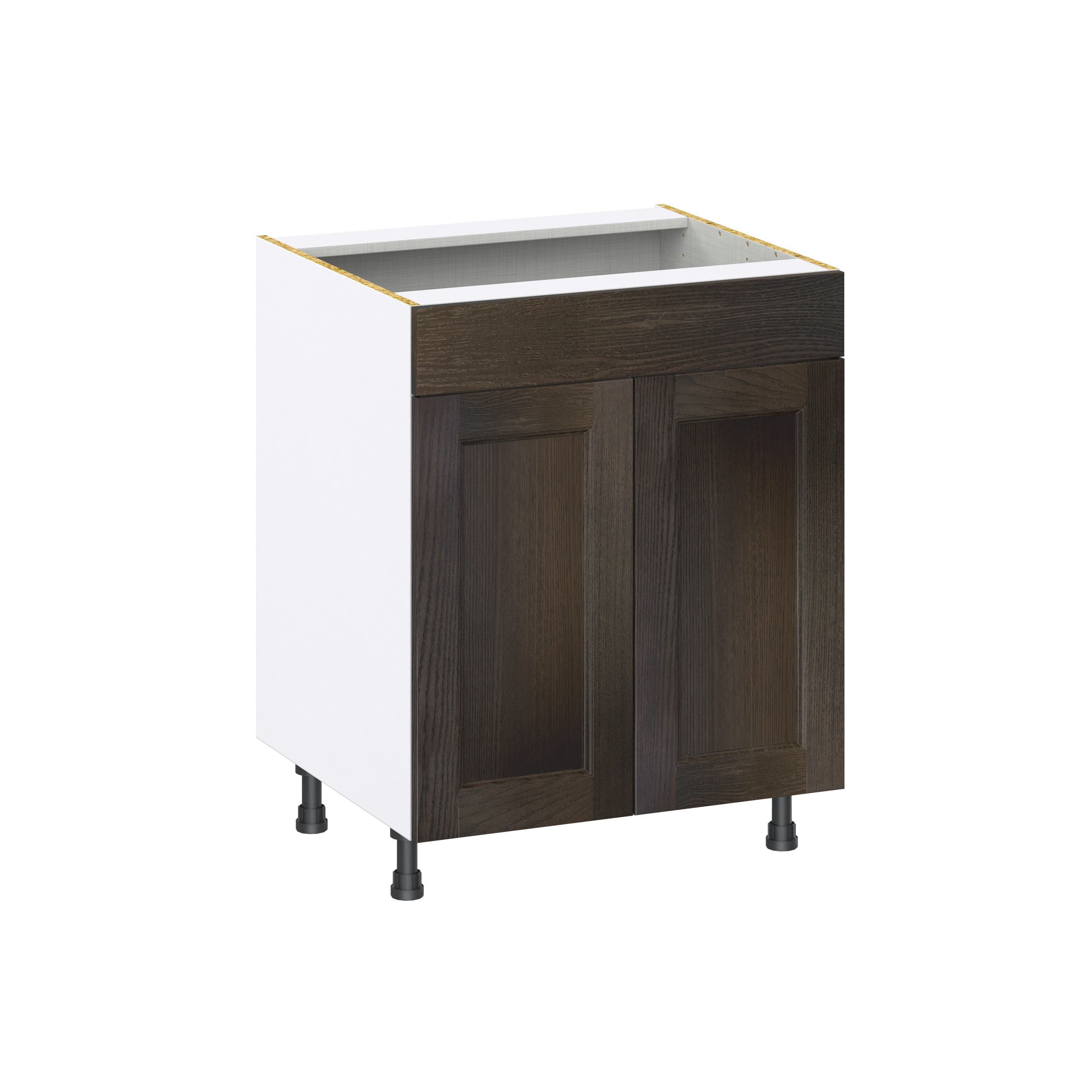 Hugo&Borg DSSB27FF-MO Montclaire 27-in W x 34.5-in H x 24-in D Wood Sink Base Fully assembled Cabinet (Recessed Panel Shaker)