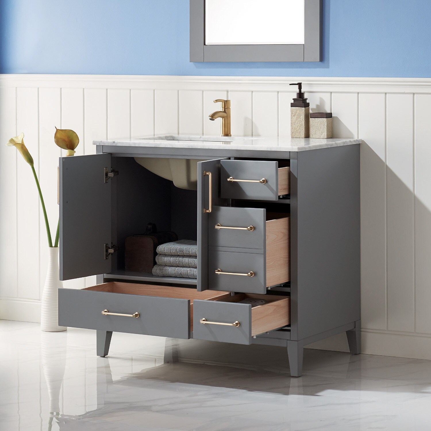 Altair 541036-GR-CA Bath-Vanity-Combo - View #4