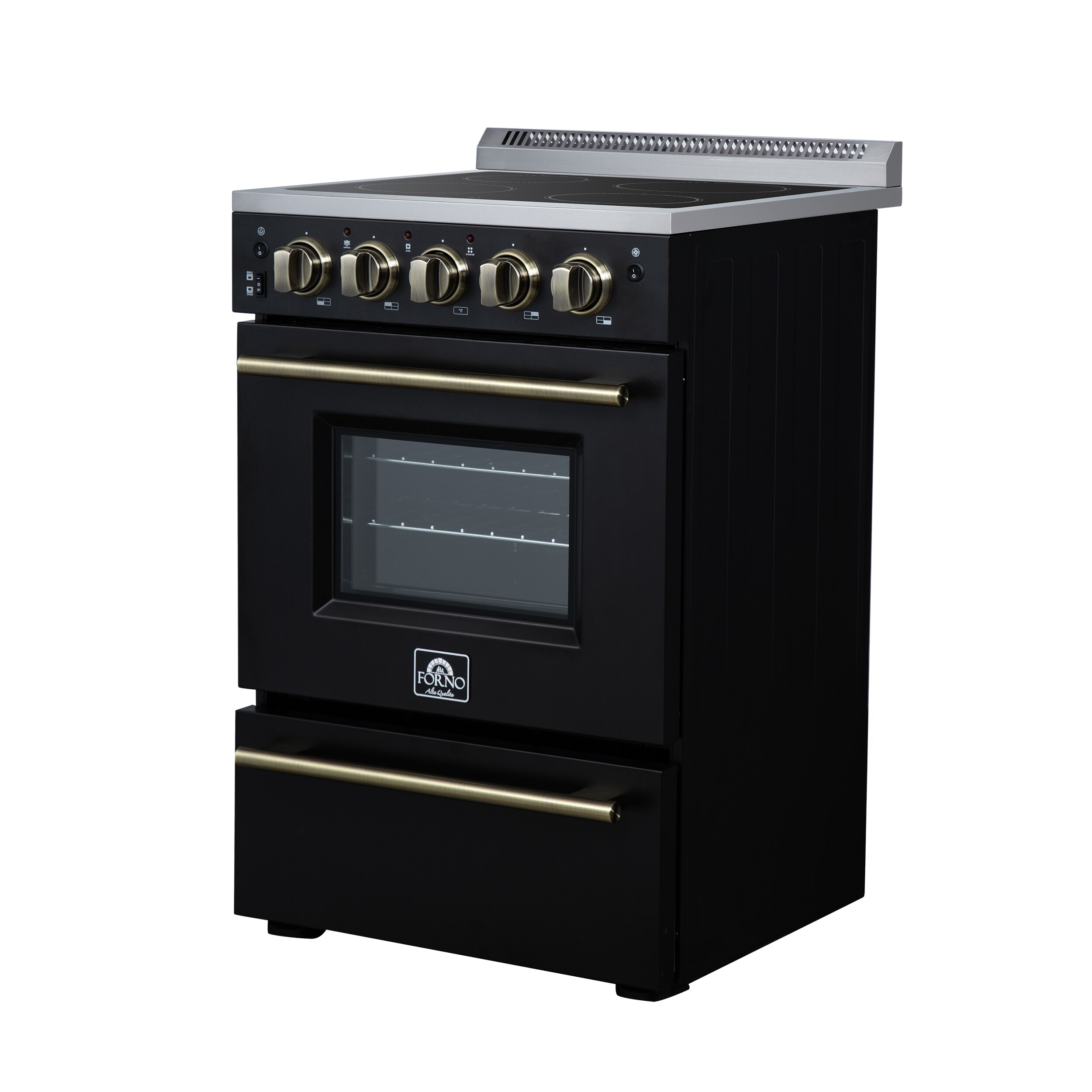 FORNO FFSEL6069-24BLK Freestanding-Electric-Ranges - View #3