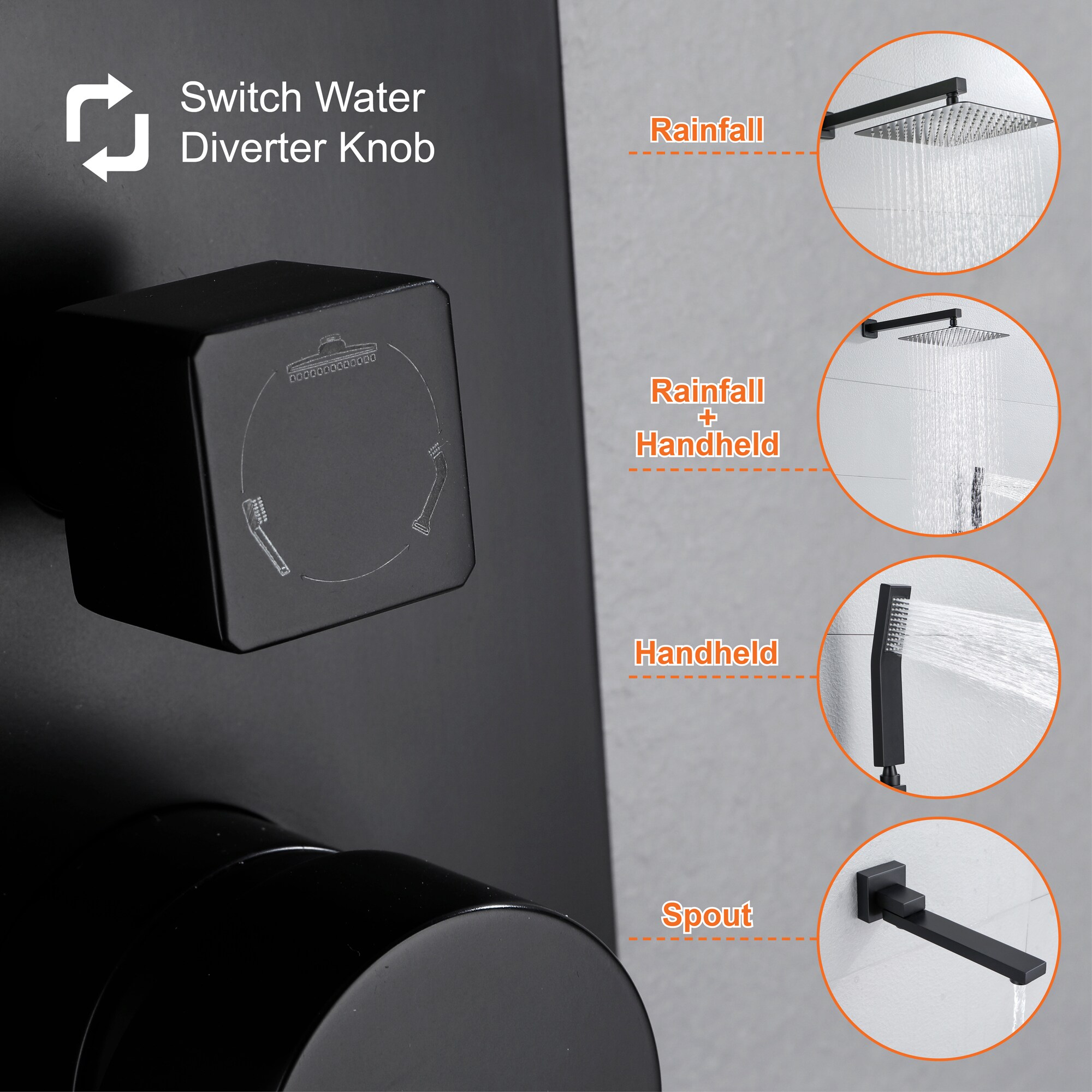 Dimakai DKBR3658A008690 Showerhead-Bar-Panels - View #6