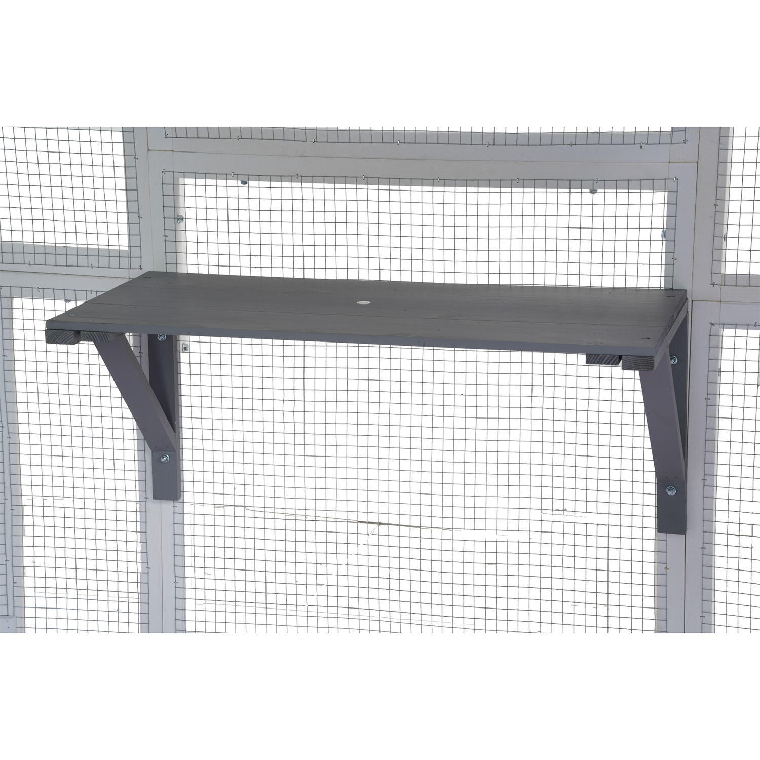 Mondawe Silver Metal Chicken coop