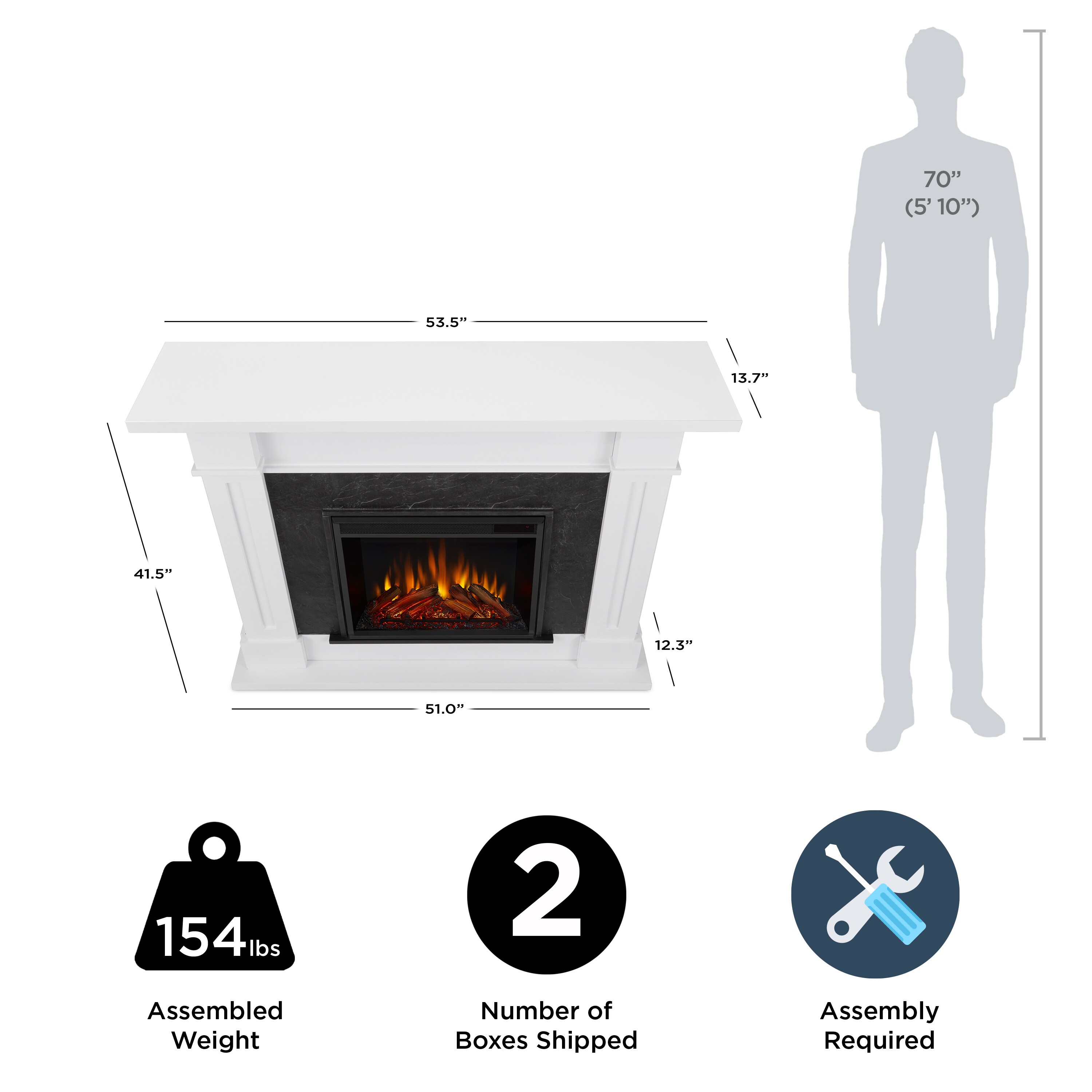 Real Flame 6030E-W Electric-Fireplaces - View #8