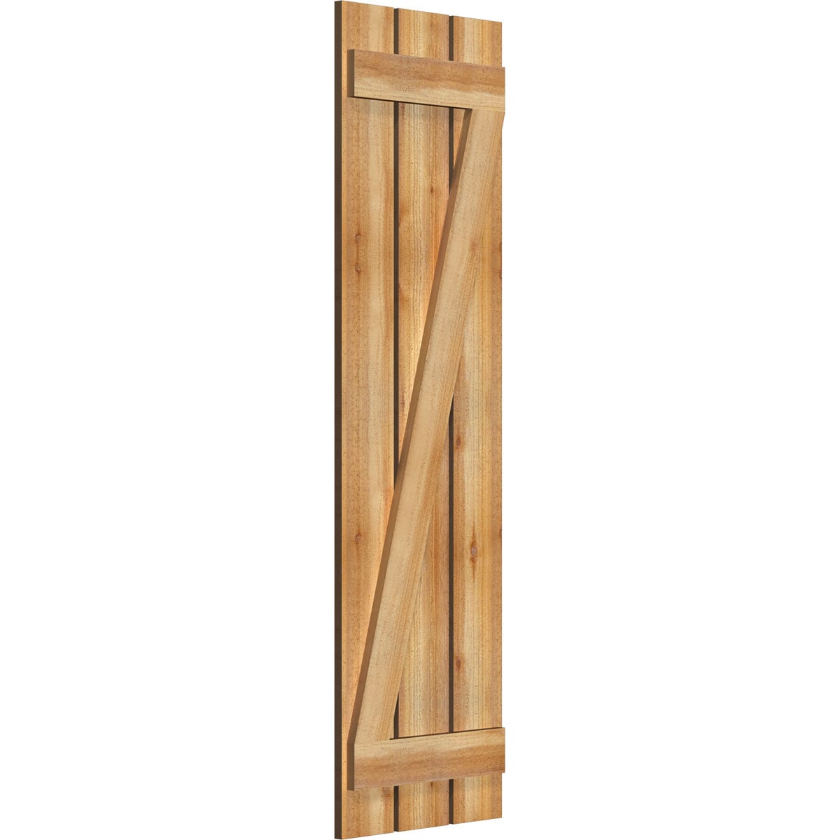 Ekena Millwork RBS06Z17X060RWR Exterior-Shutters - View #2