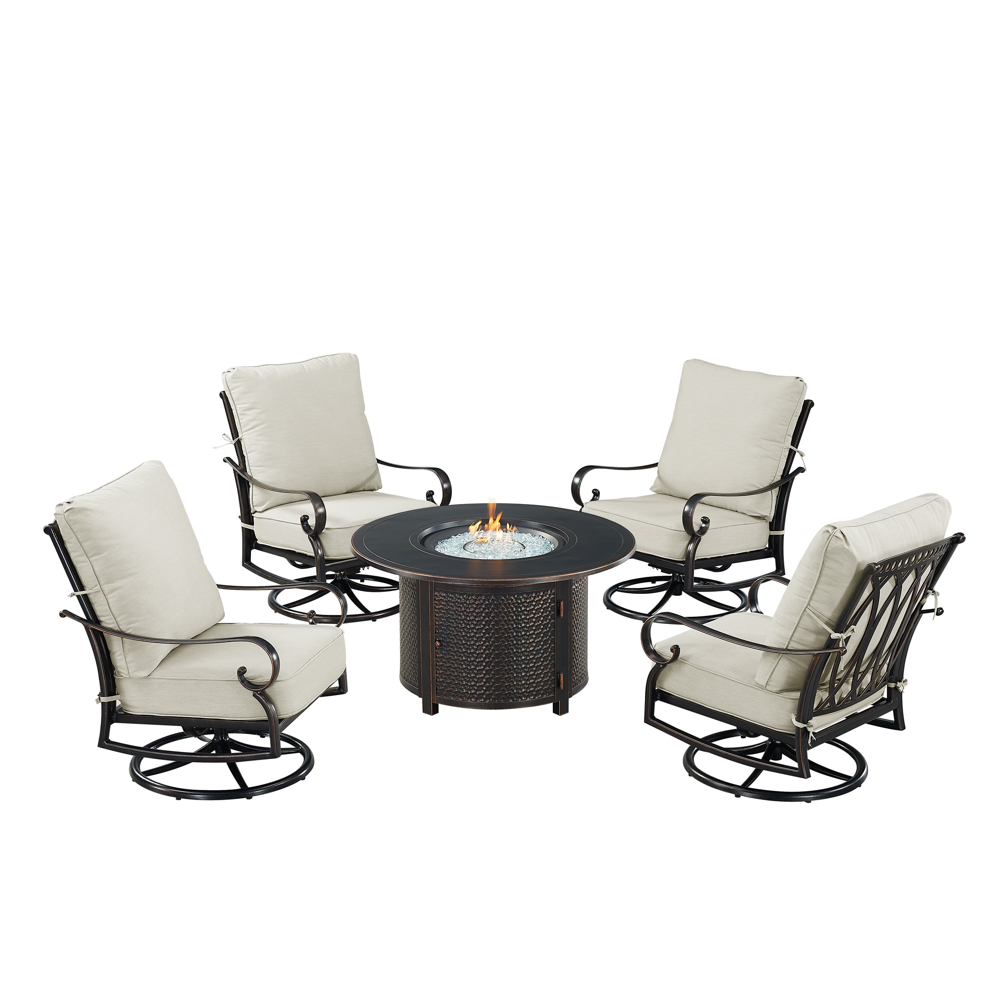 Oakland Living RICA4CHMATERALGCU Patio-Conversation-Sets - View #2