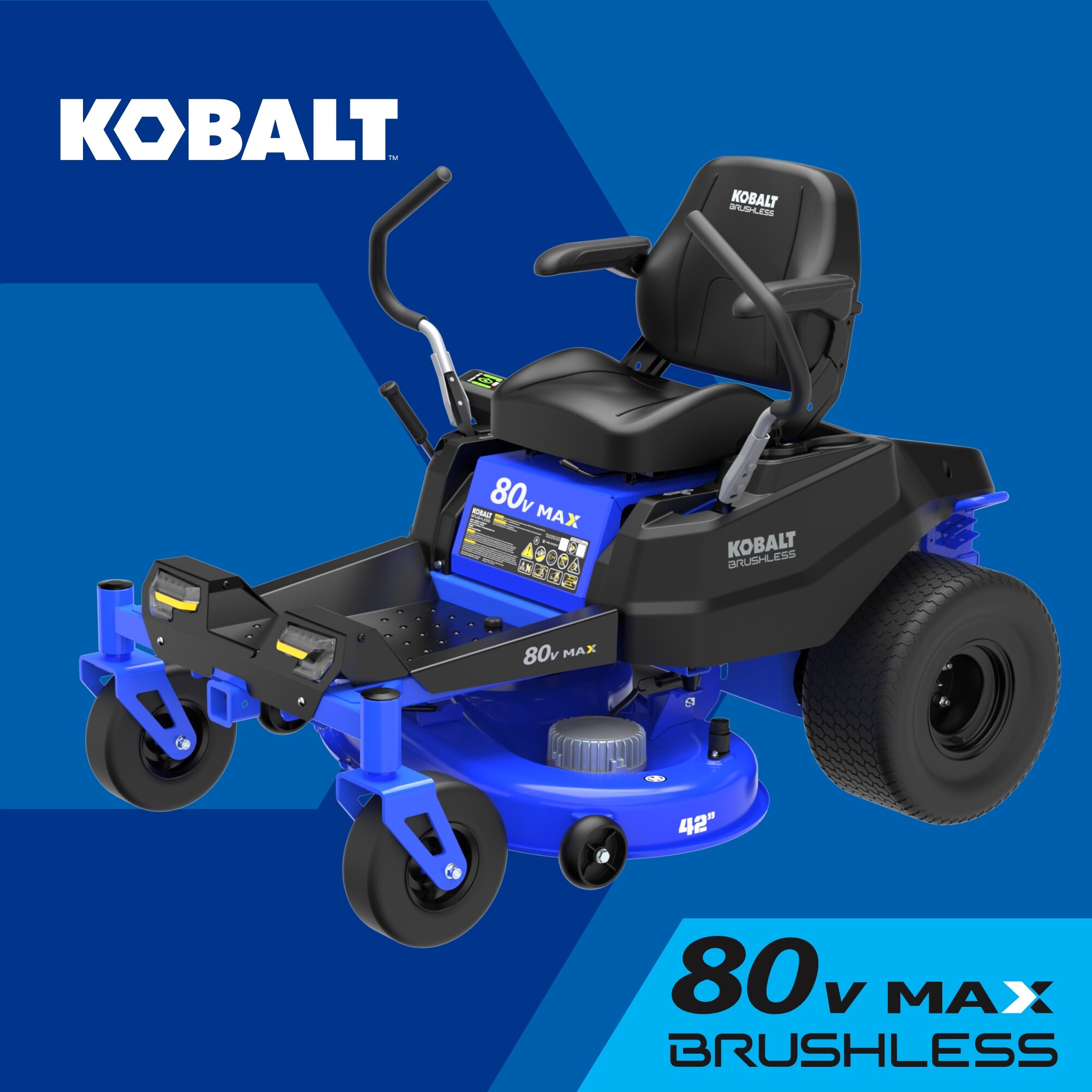 Kobalt Crossover 42in 24HP Brushless Motor Battery Zeroturn Riding