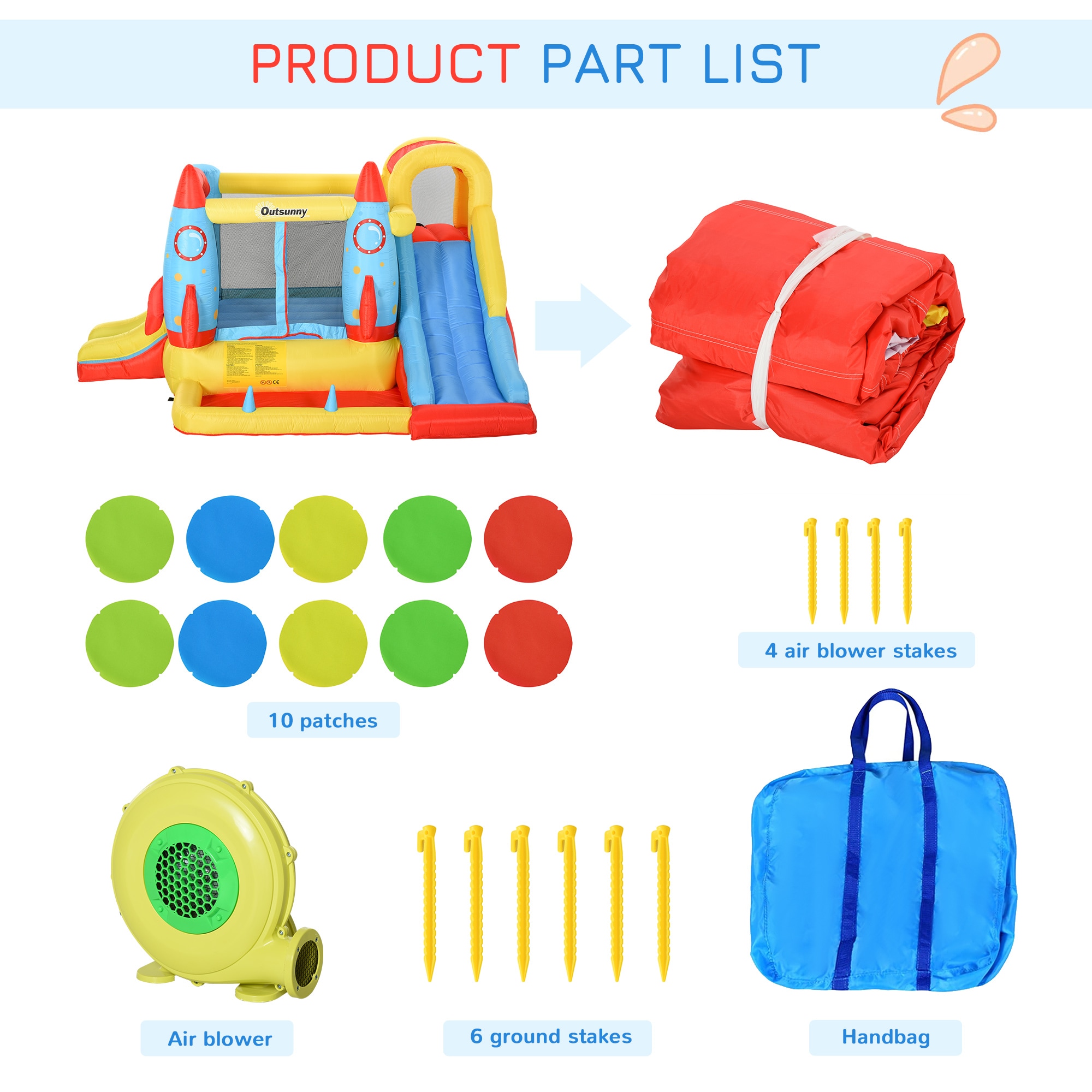Outsunny 342-025V80 Play-Toys - View #7